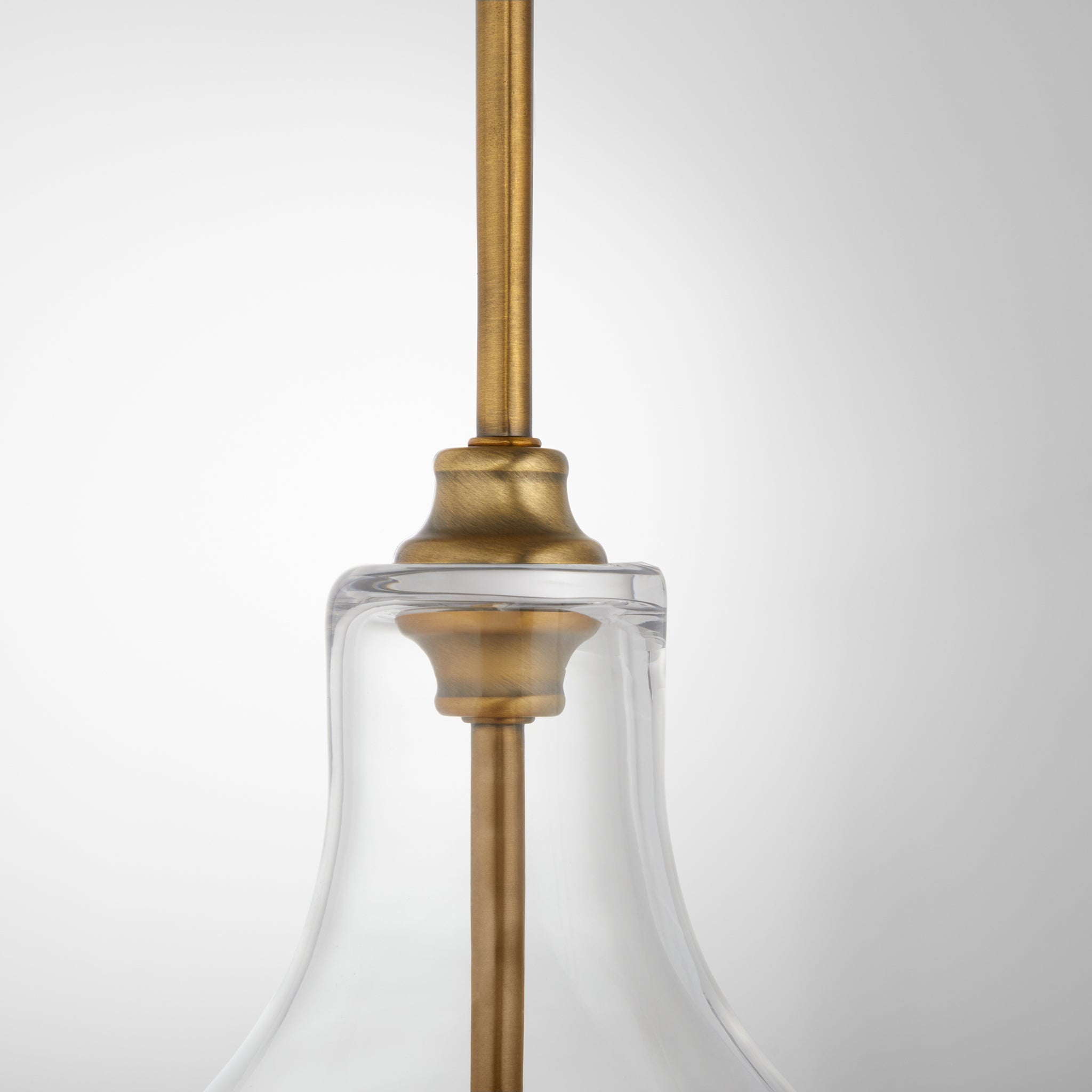 Quorum TILBROOK 8002-1-47 Pendant Transitional - Brushed Brass