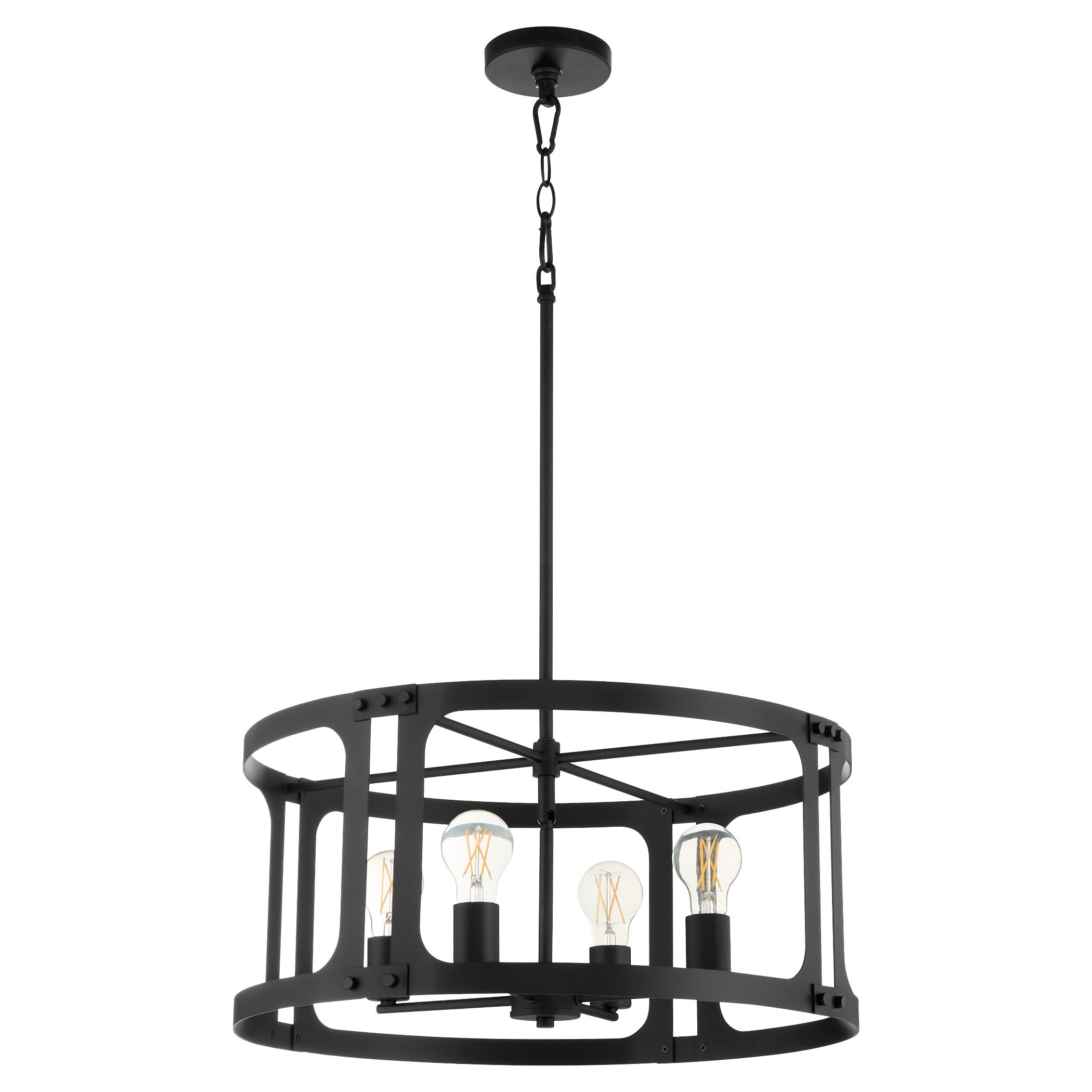 Quorum COLBURN 8231-4-59 Pendant - Matte Black