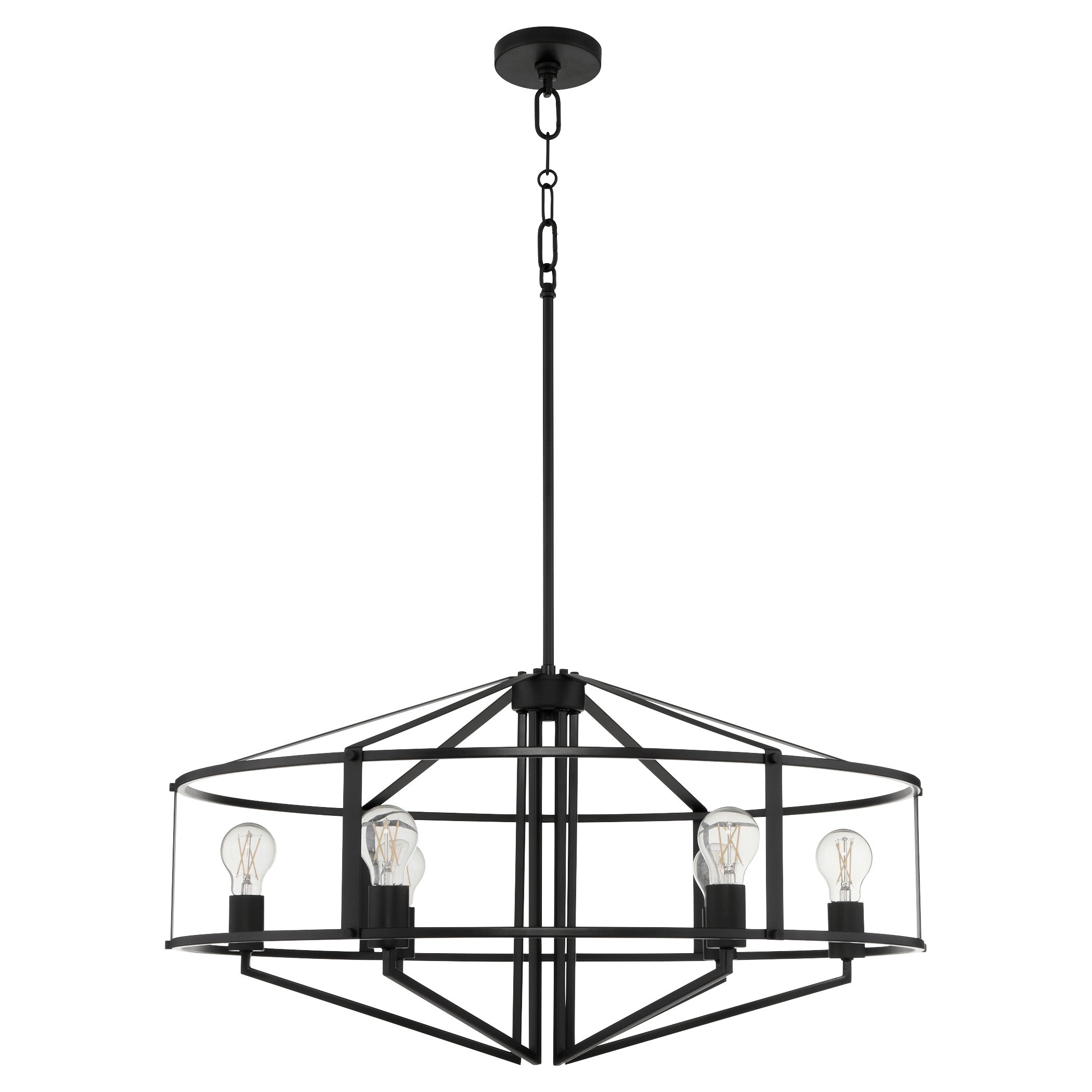 Quorum TOBIN 8373-6-59 Pendant - Matte Black