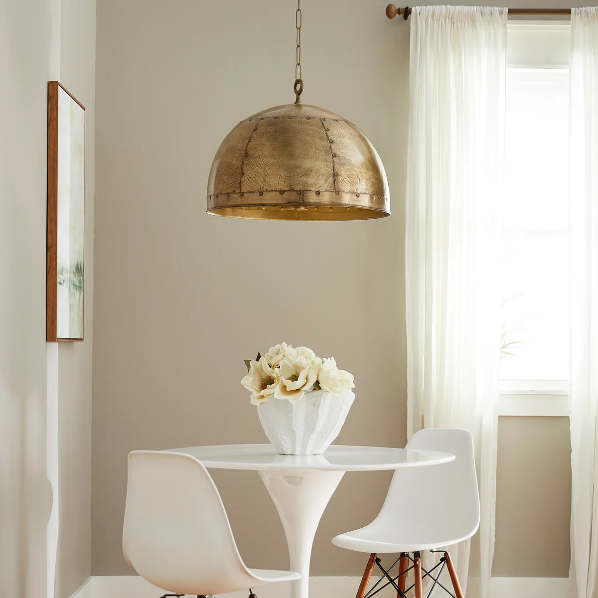 Quorum 85-3-75 Pendant - Artisan Brass