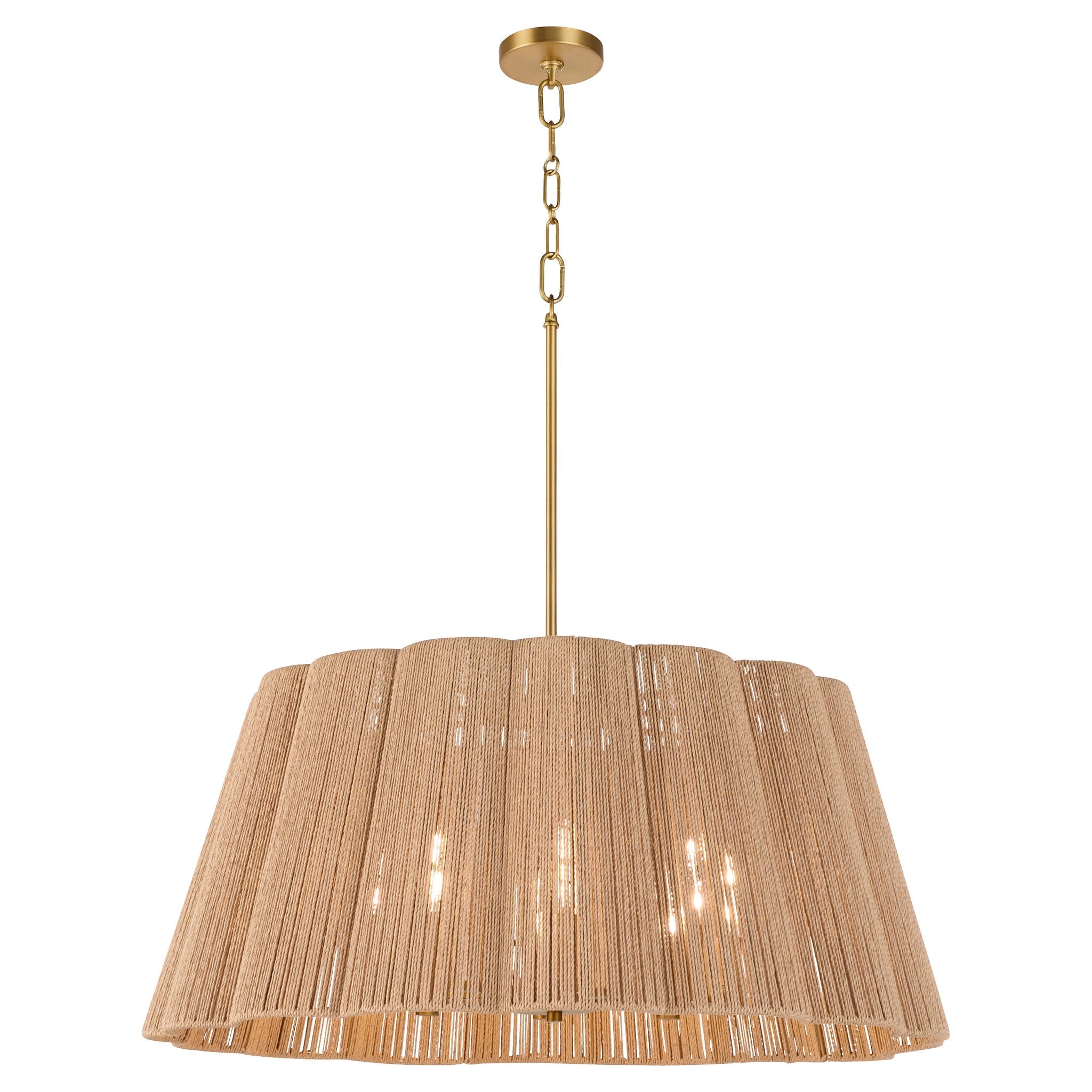 Quorum ANTON 851-8-47 Pendant Bohemian - Brushed Brass
