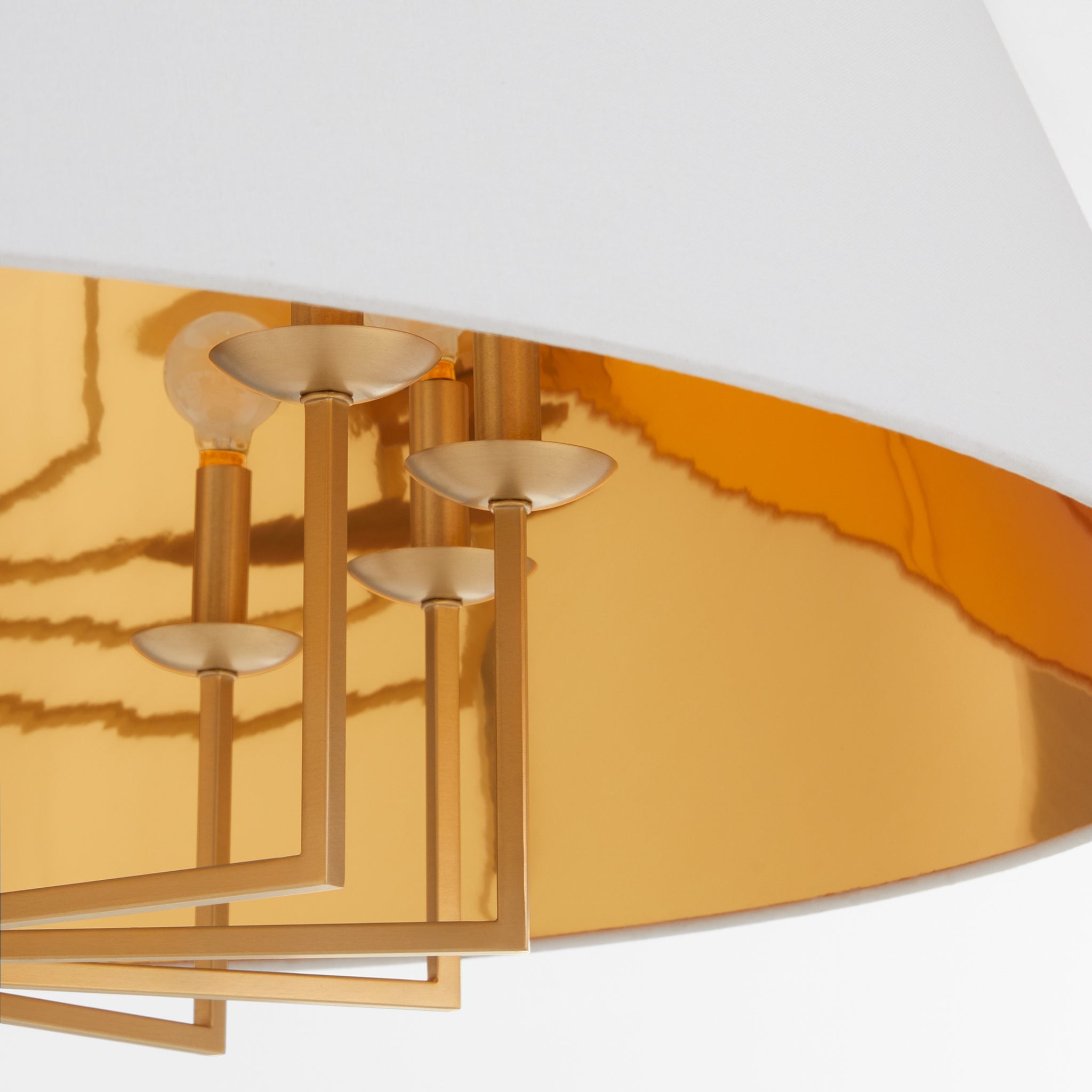 Quorum KARNES 8562-12-80 Pendant Transitional - Aged Brass