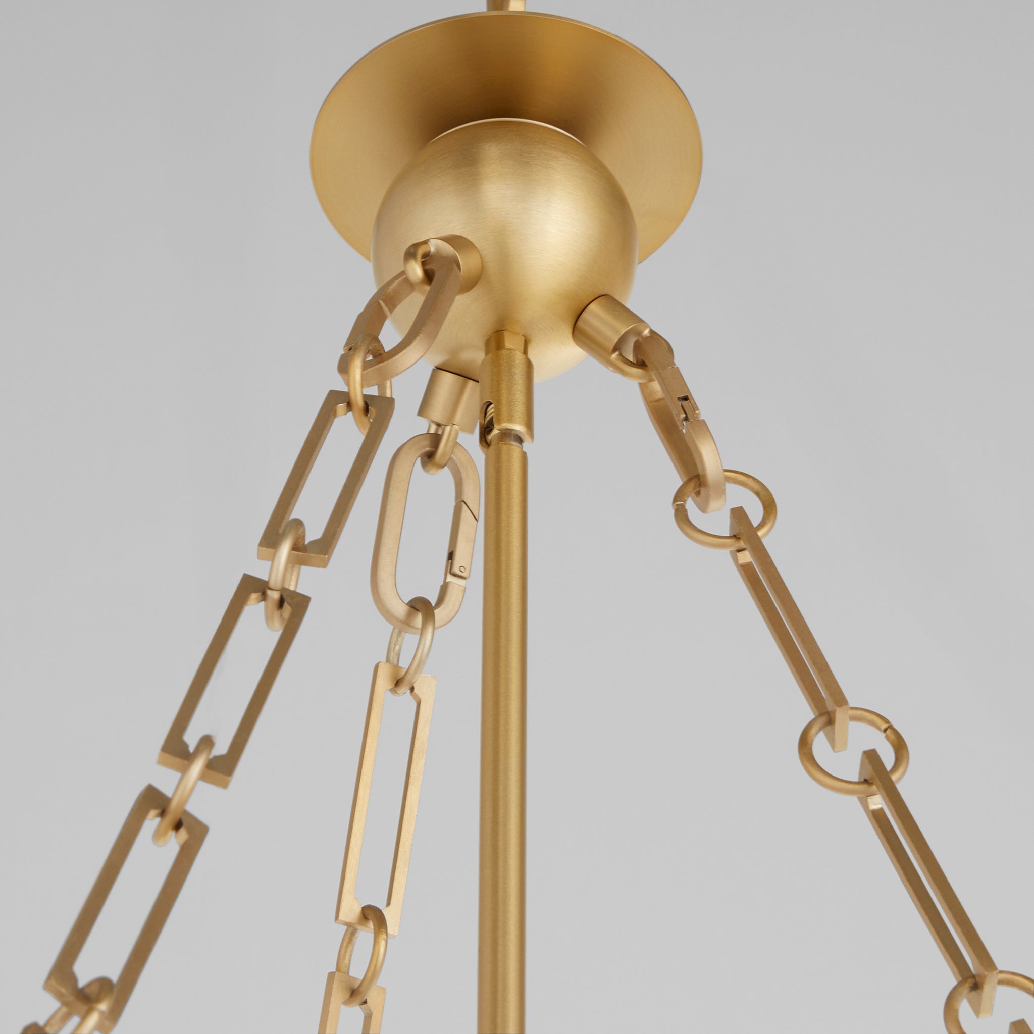 Quorum KARNES 8562-12-80 Pendant Transitional - Aged Brass