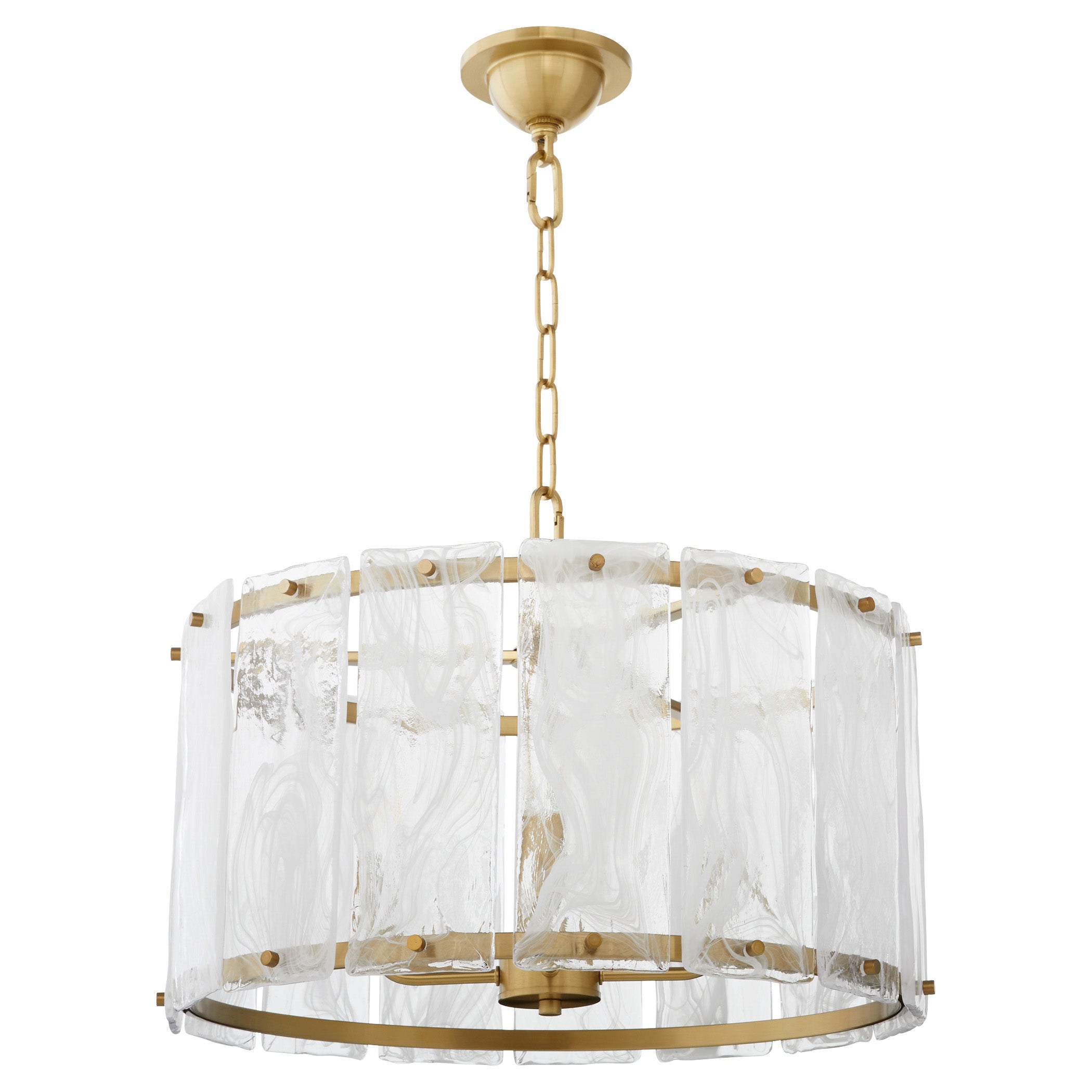 Quorum PRESTIGE 8575-4-80 Pendant - Aged Brass