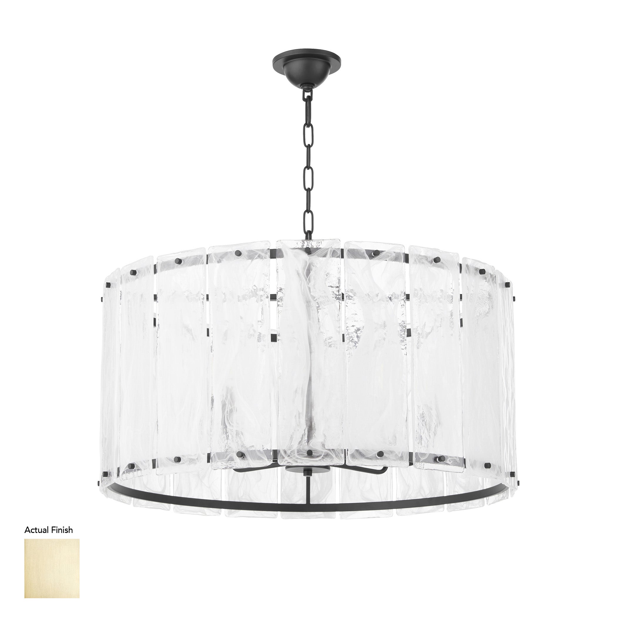 Quorum PRESTIGE 8575-8-80 Pendant - Aged Brass