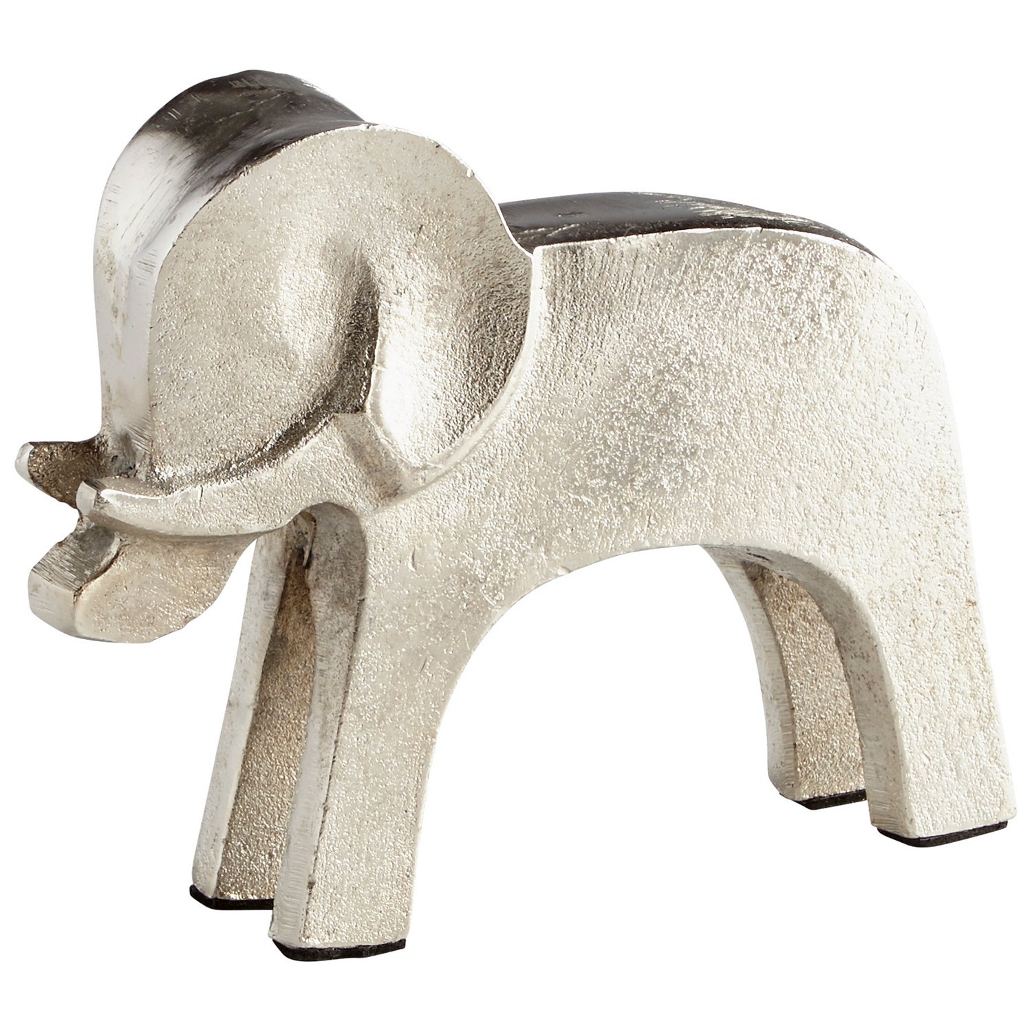 Cyan Design 08884 Tusk Tusk! Sculpture - Raw Nickel - Small