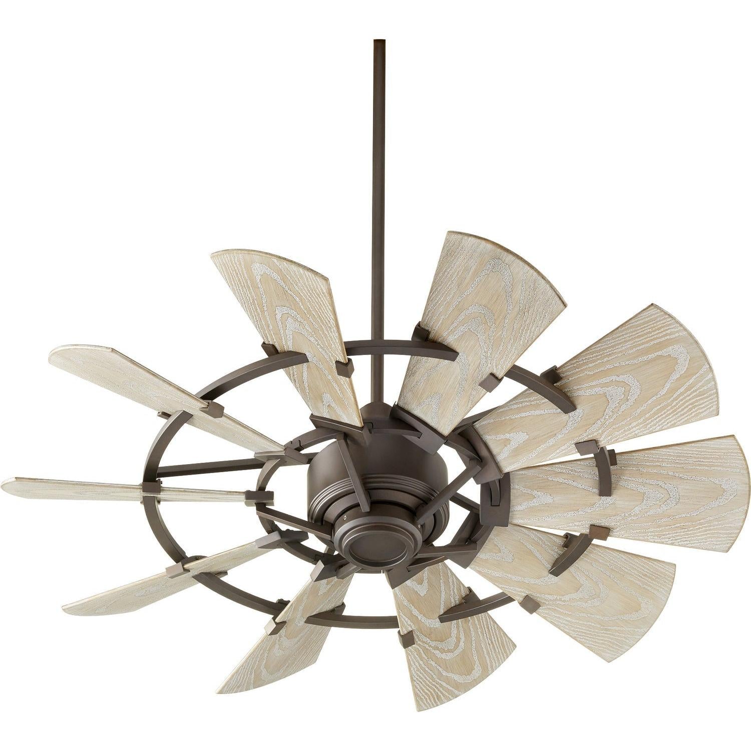 Quorum Windmill 194410-86 Patio Fan - Oiled Bronze