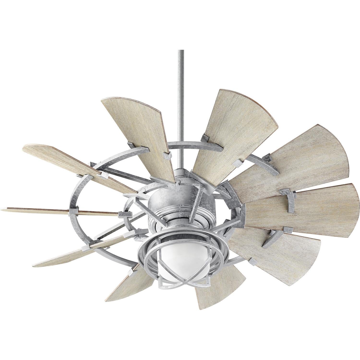 Quorum Windmill 94410-9 Ceiling Fan - Galvanized