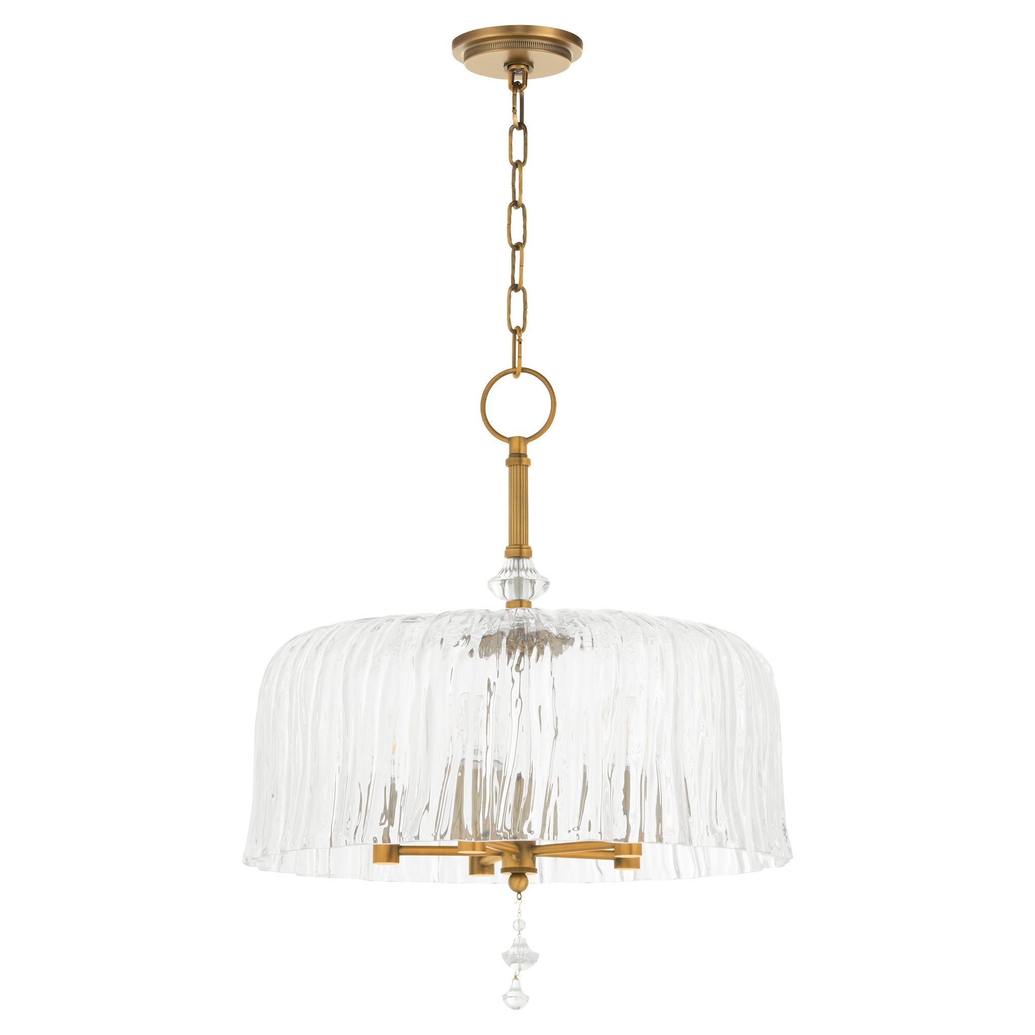 Quorum MERIAM 893-5-47 Pendant Transitional - Brushed Brass