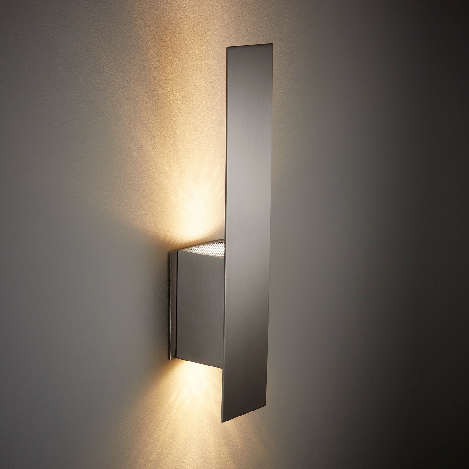 Oxygen Reflex 3-504-24 Modern Wall Sconce Light - Satin Nickel