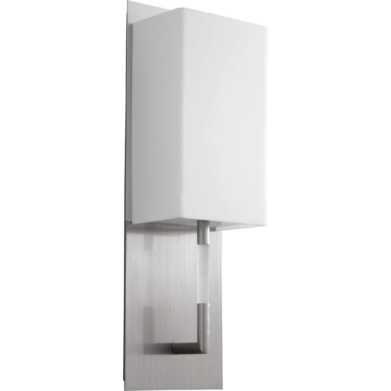 Oxygen Epoch 3-564-224 Modern Sconce - Satin Nickel W/ Matte White Acrylic