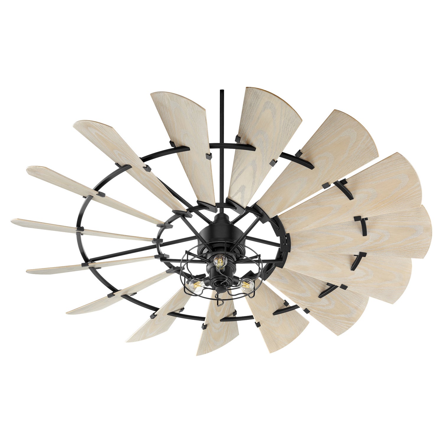Quorum WINDMILL 197215-69 Fan Farm House - Textured Black