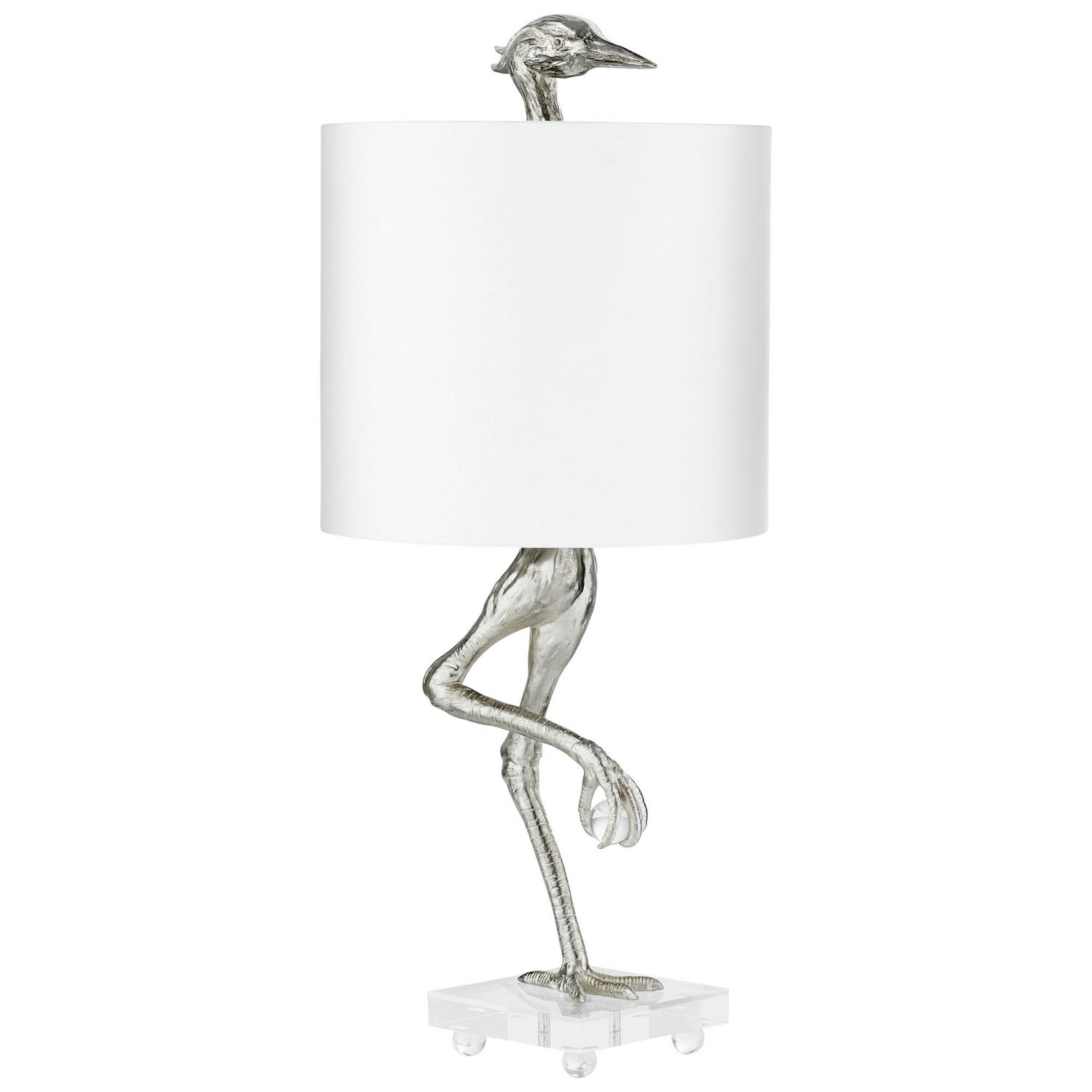 Cyan Design 10362 Ibis Table Lamp - Silver Leaf - Medium
