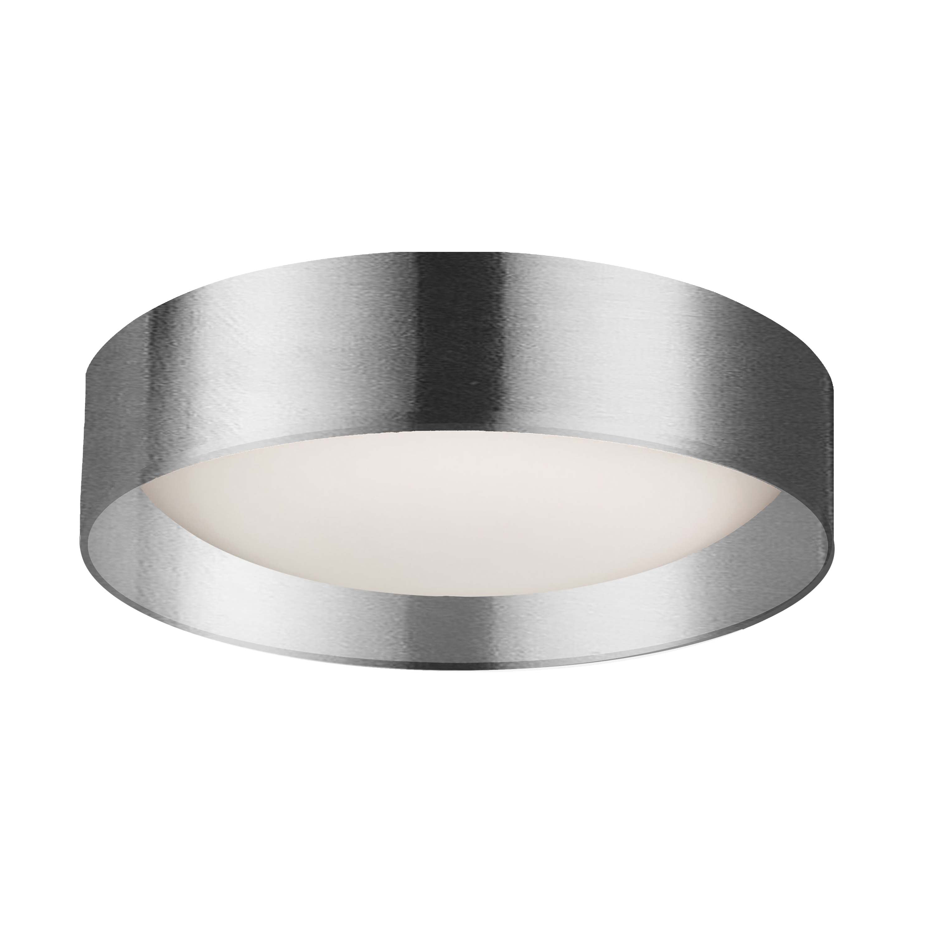 Dainolite CMN-1114LEDFH-PC 14W Flush Mount Polished Chrome Metal Shade