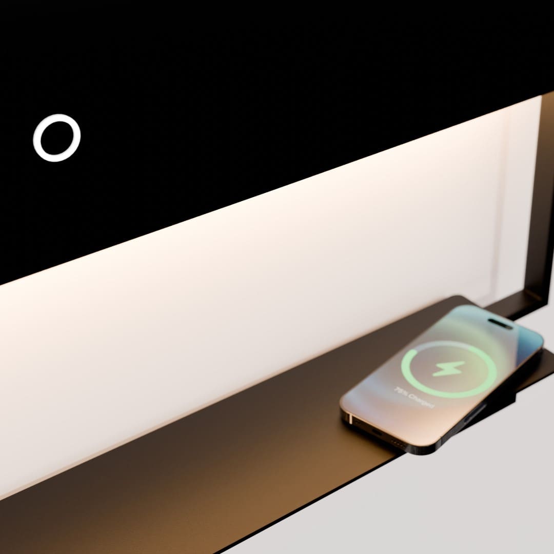 Oxygen by Quorum CASTORE 3-0901-15 Decor - Black