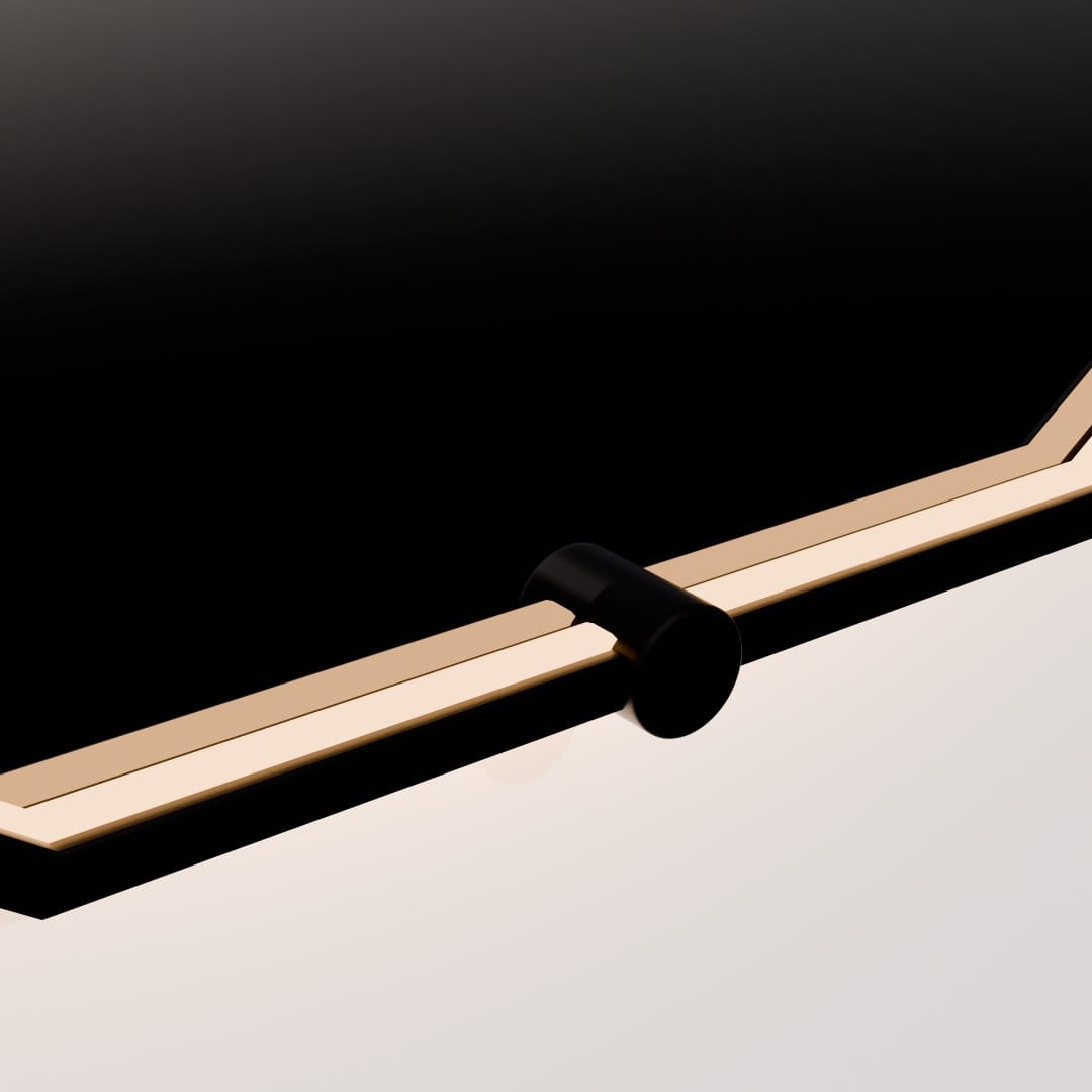 Oxygen by Quorum DECA 3-1004-15 Decor - Black