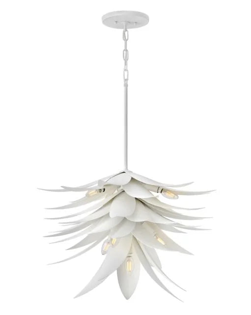 Hinkley Fredrick Ramond AGAVE FR30815TXP Modern Chandelier Light Fixture - White