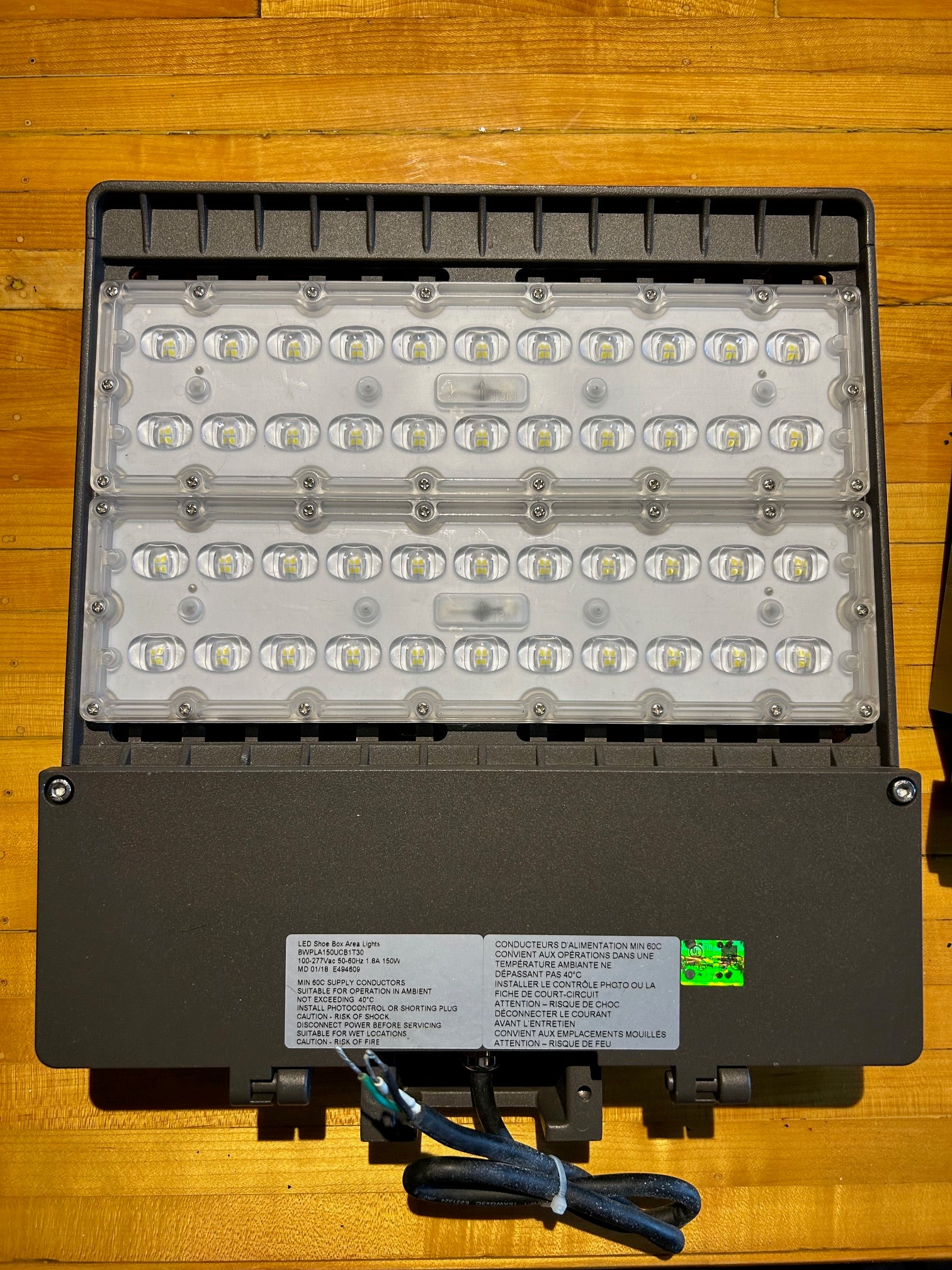 APLA LED Area Flood Light - Parking Lot Lighting - Dark Bronze