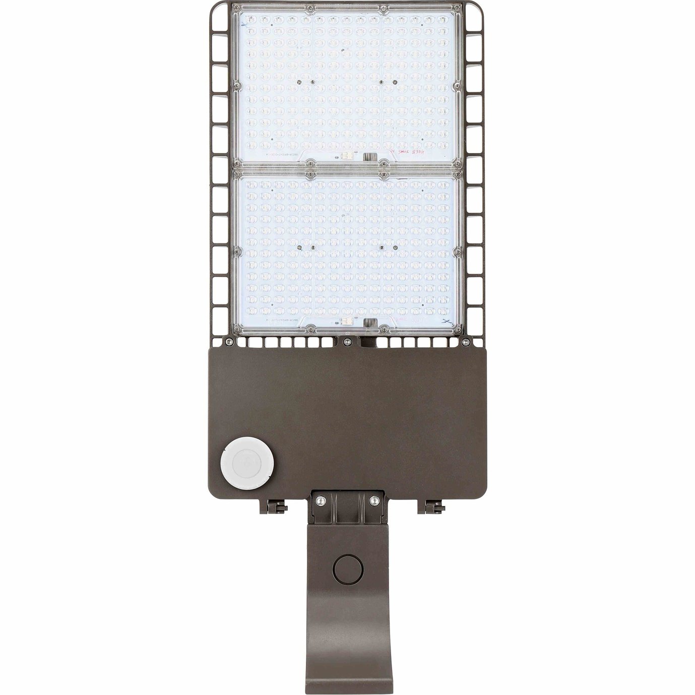 AL04 300W LED Area Flood Light, 41000 Lumens, Pole Mount, 120-277VAC Dimmable, 4000K, Dark Bronze