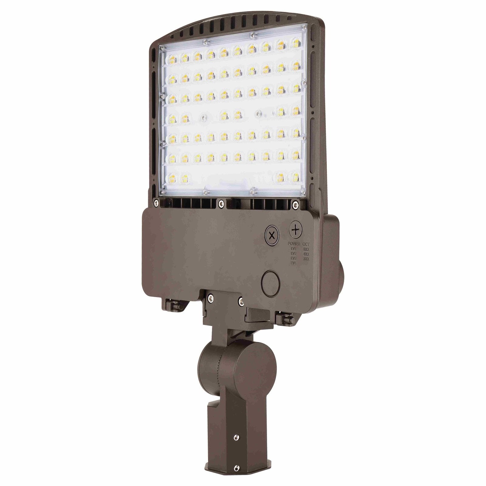 MAL08 LED Area Flood Light 140W, 120-277V, Type 3, 5000K/4000K/3000K CCT and Power Adjustable - Dark Bronze