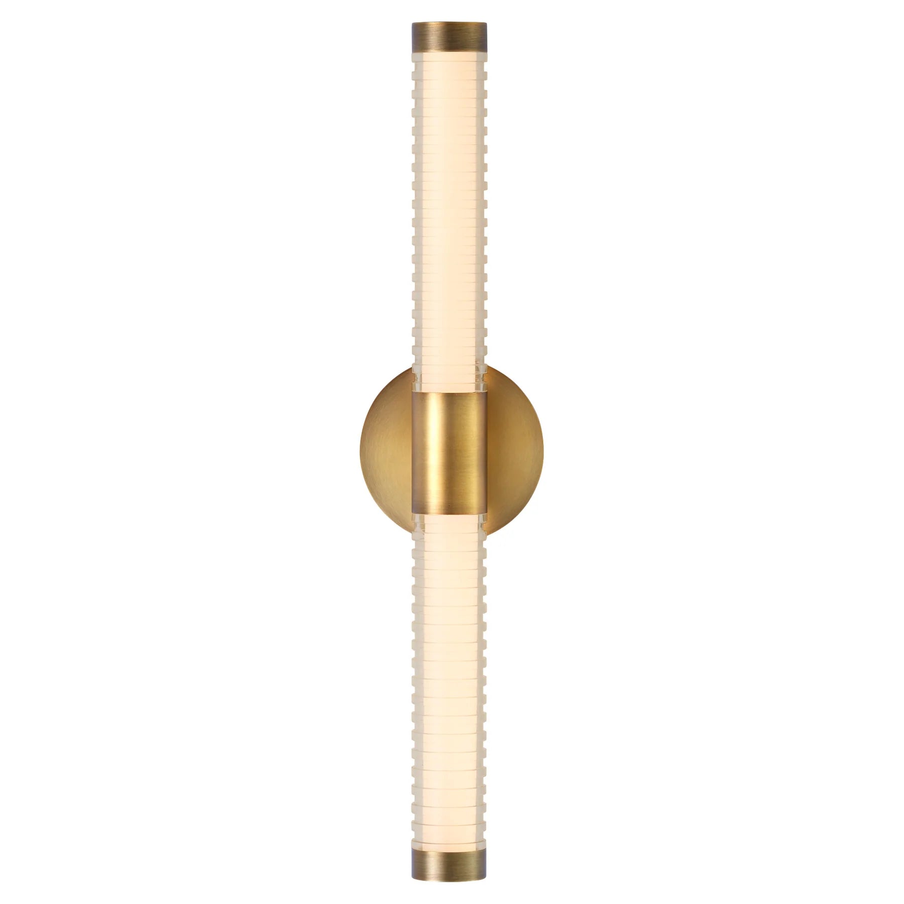 Oxygen by Quorum Vaden 3-5214-56 LED Wall Sconce Light 22 inch 5CCT - Brushed Brass