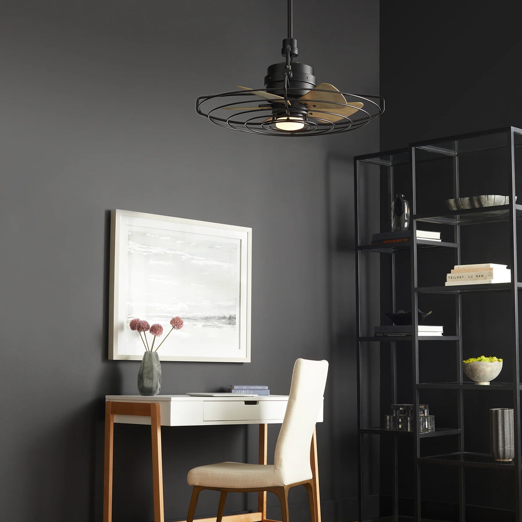 Quorum BANDIT 22245-69 Fan Industrial - Textured Black