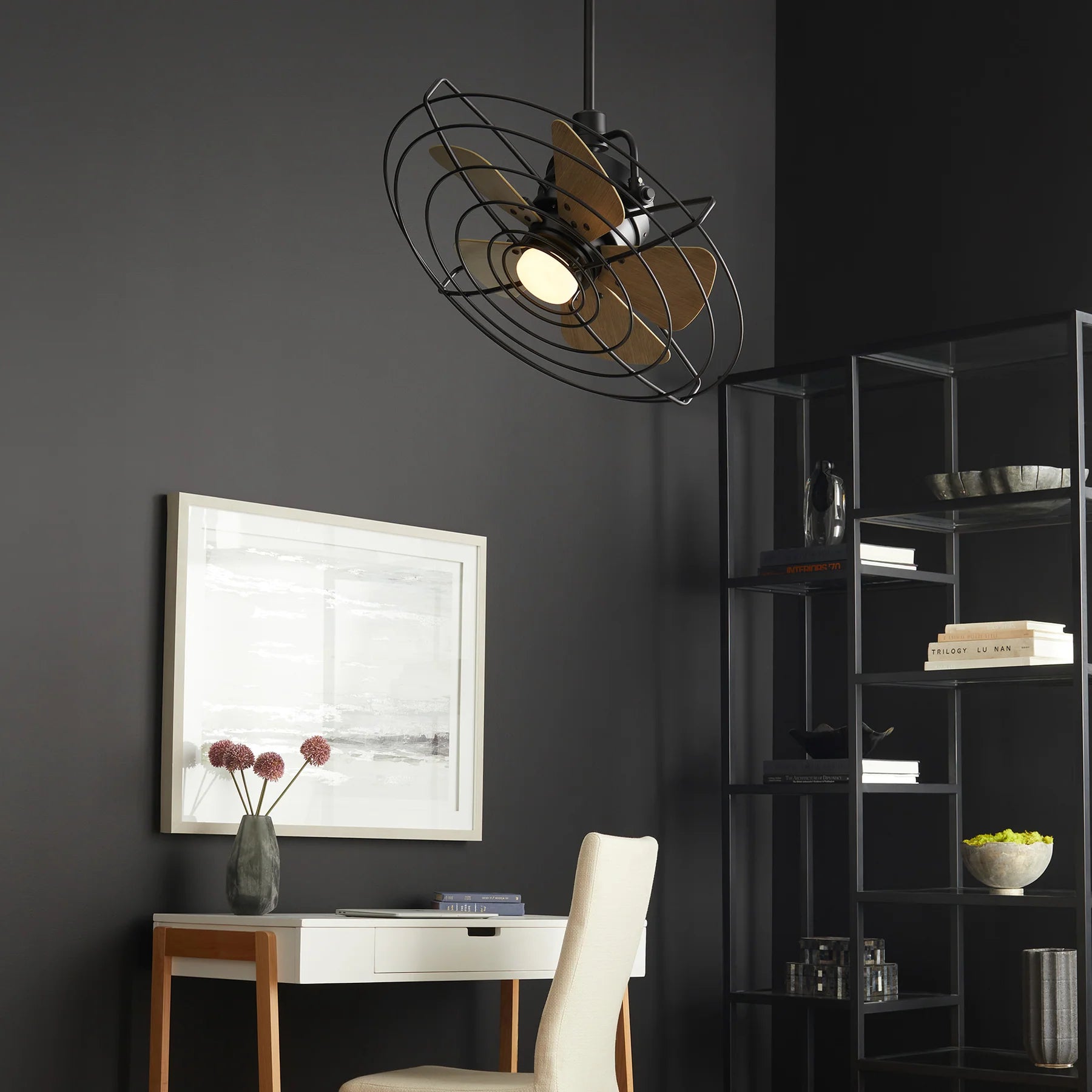 Quorum BANDIT 22245-69 Fan Industrial - Textured Black