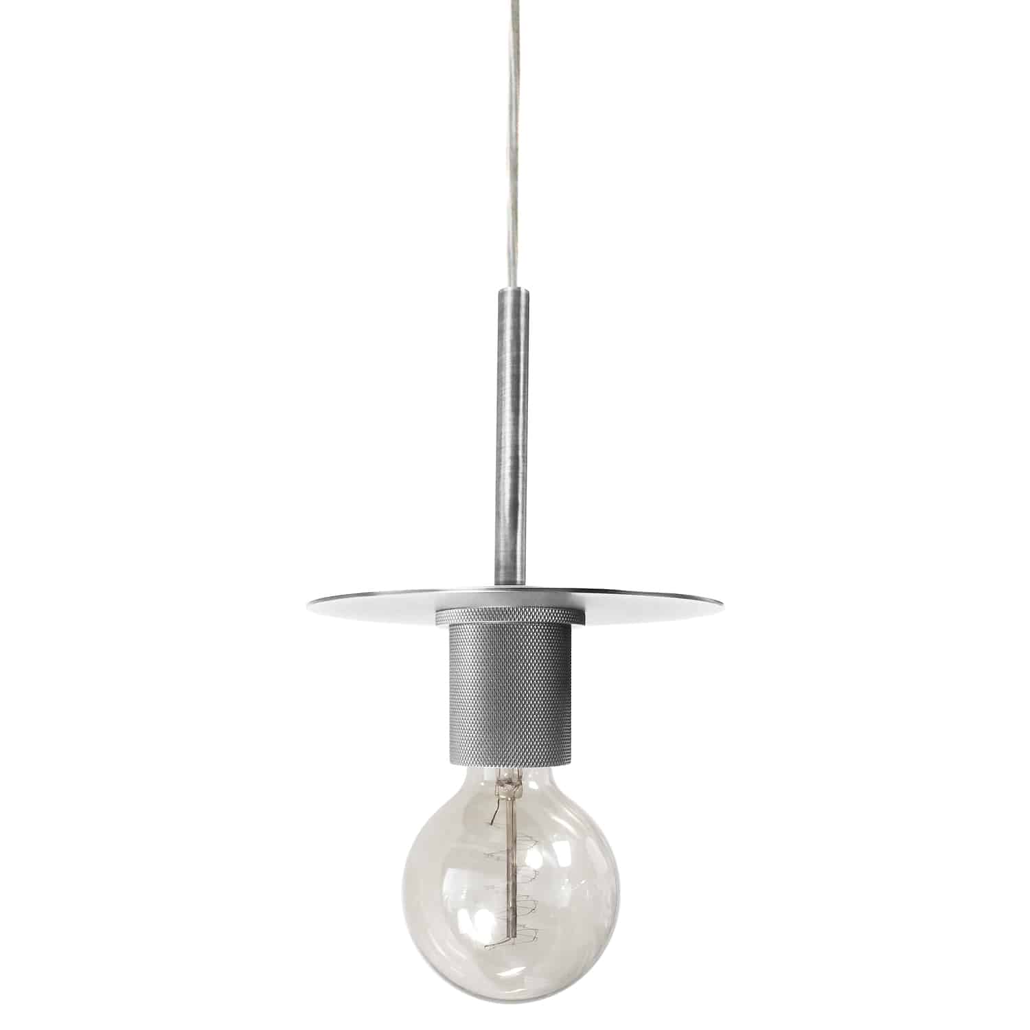 Dainolite RSW-61P-SC 1 Light Incandescent Pendant, Satin Chrome