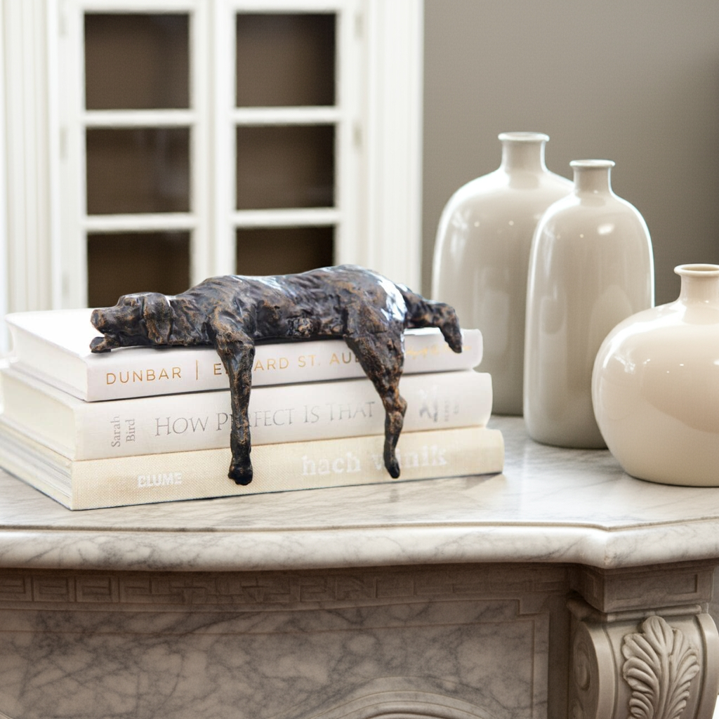 Cyan Design Lazy Dog Sculpture 06234 Decor Contemporary - Bronze