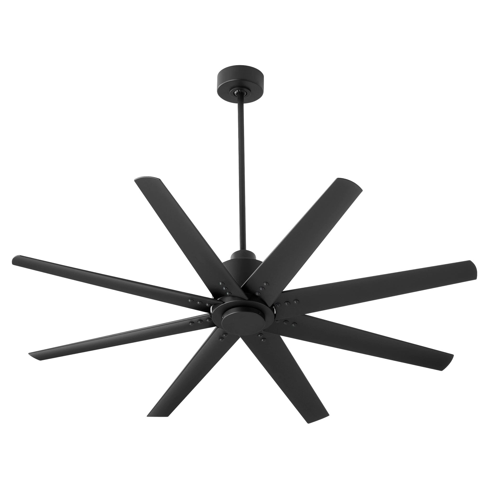 Oxygen by Quorum FLEET 3-112-1515 Ceiling Fan with Remote 56 inch 8 Blade - Black