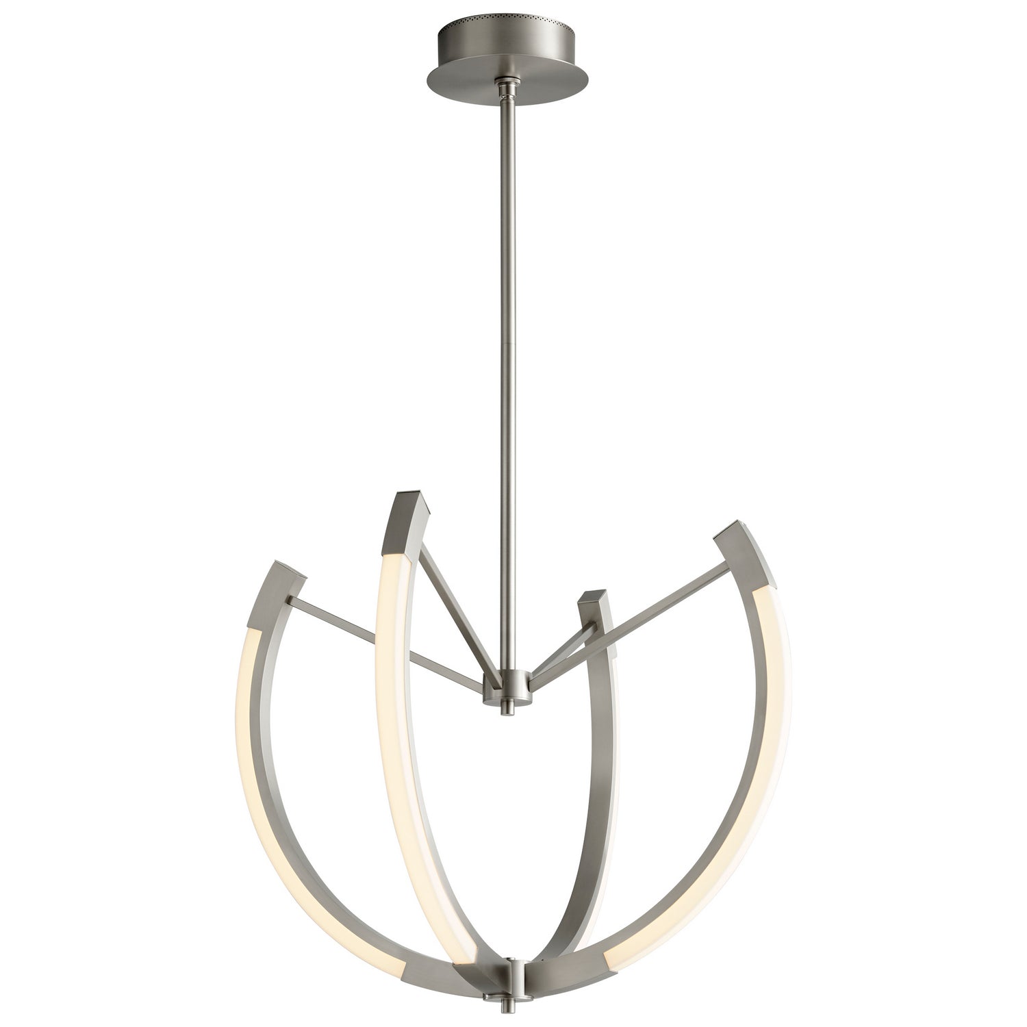 Oxygen Utopia 3-6141-24 Modern Chandelier - Satin Nickel