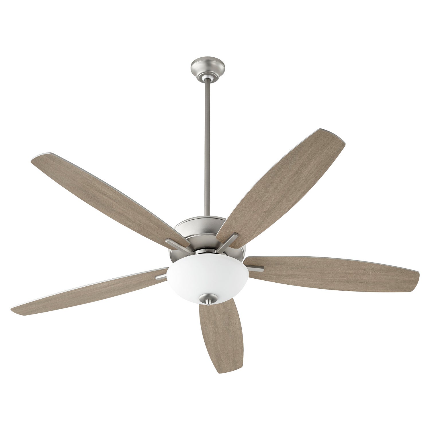 Quorum Breeze 60 Inch  70605-65 Ceiling Fan - Satin Nickel