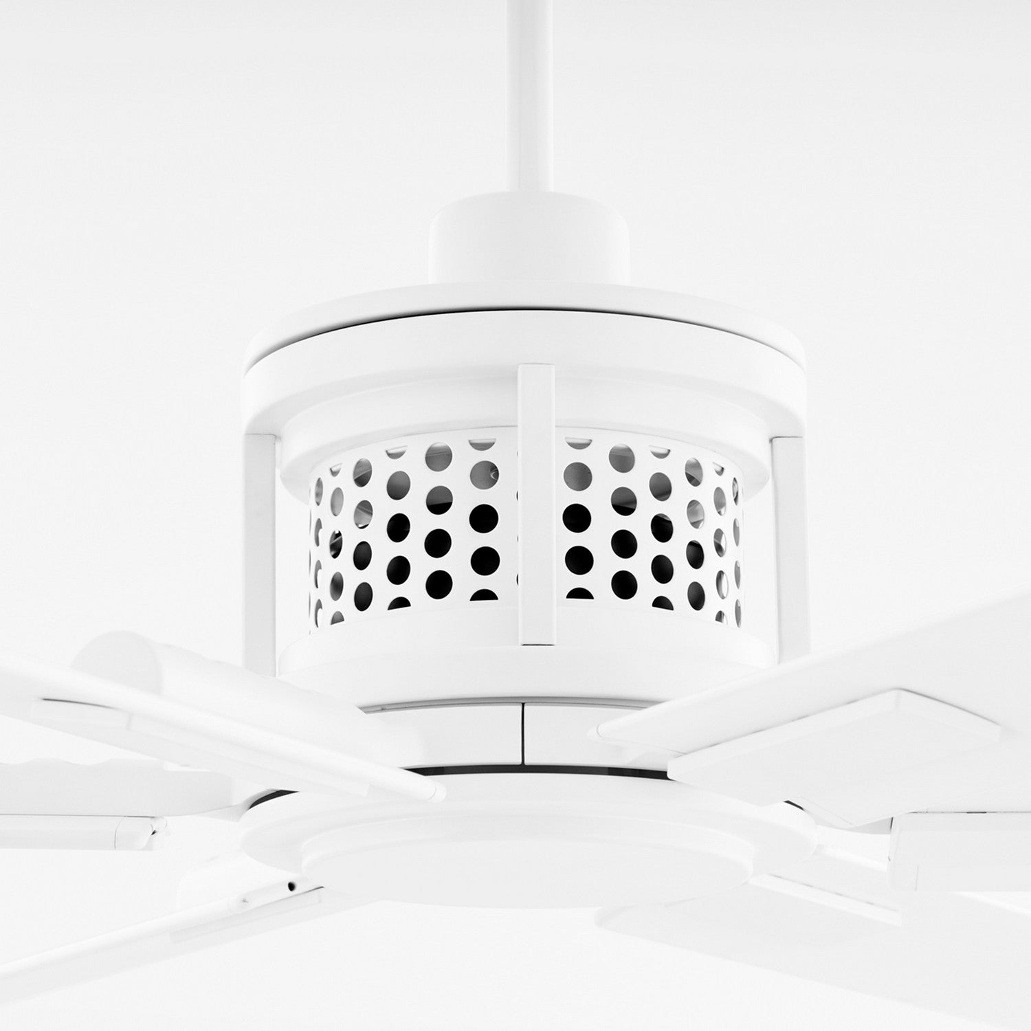 Quorum Zeus 10806-8 Patio Fan - Studio White