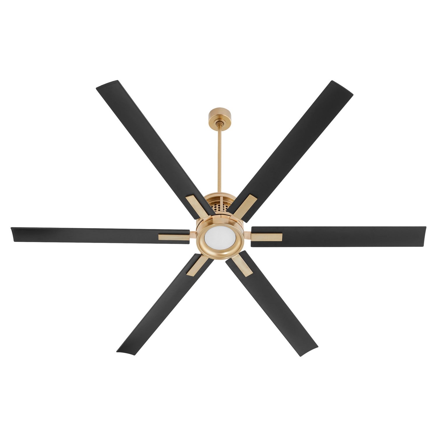 Quorum Zeus 10806-80 Patio Fan - Aged Brass