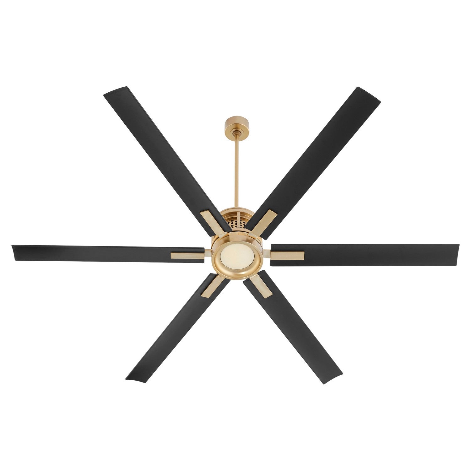 Quorum Zeus 10806-80 Patio Fan - Aged Brass