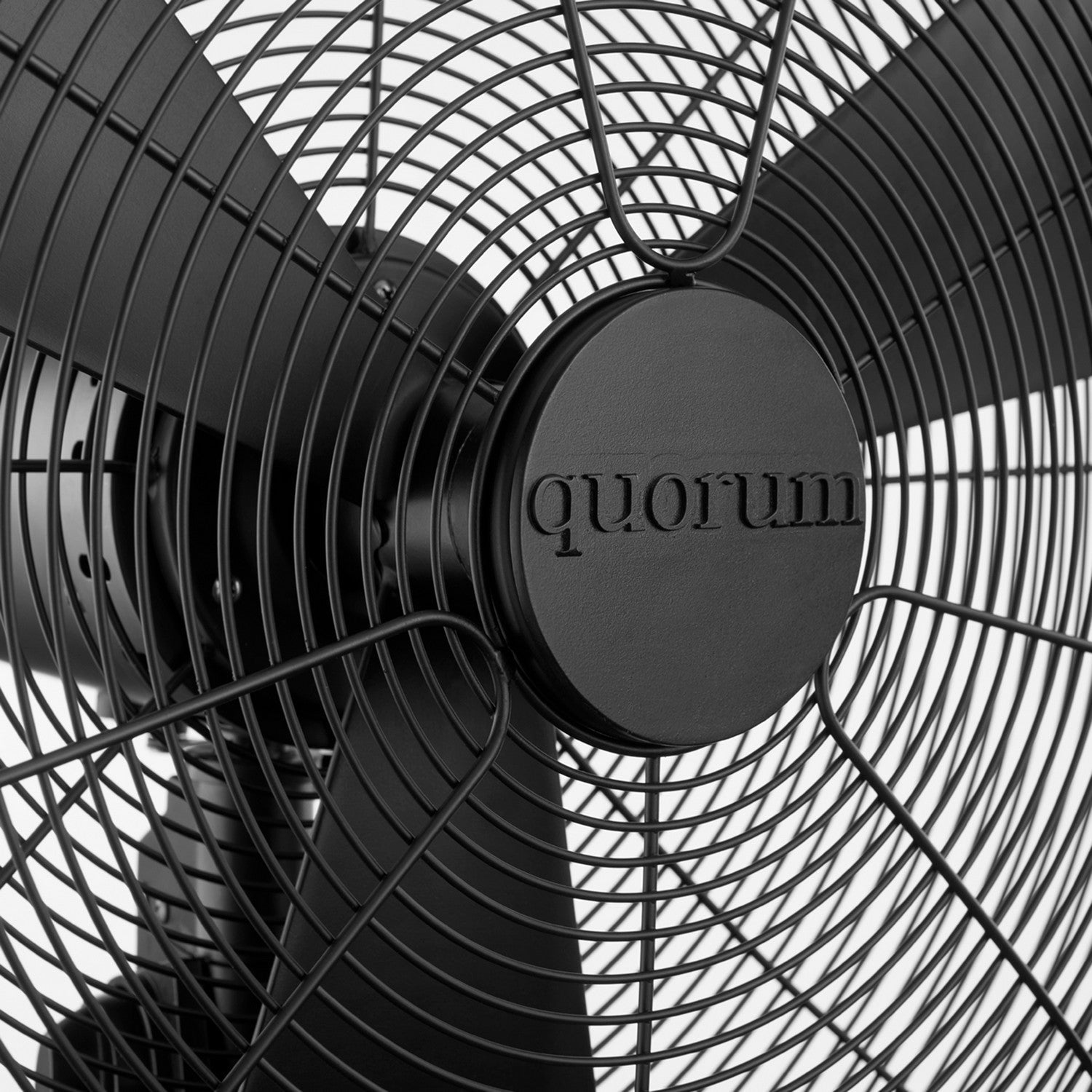 Quorum Impulse 93203-59 Wall Mount Fan 21 in. Rotating - Matte Black