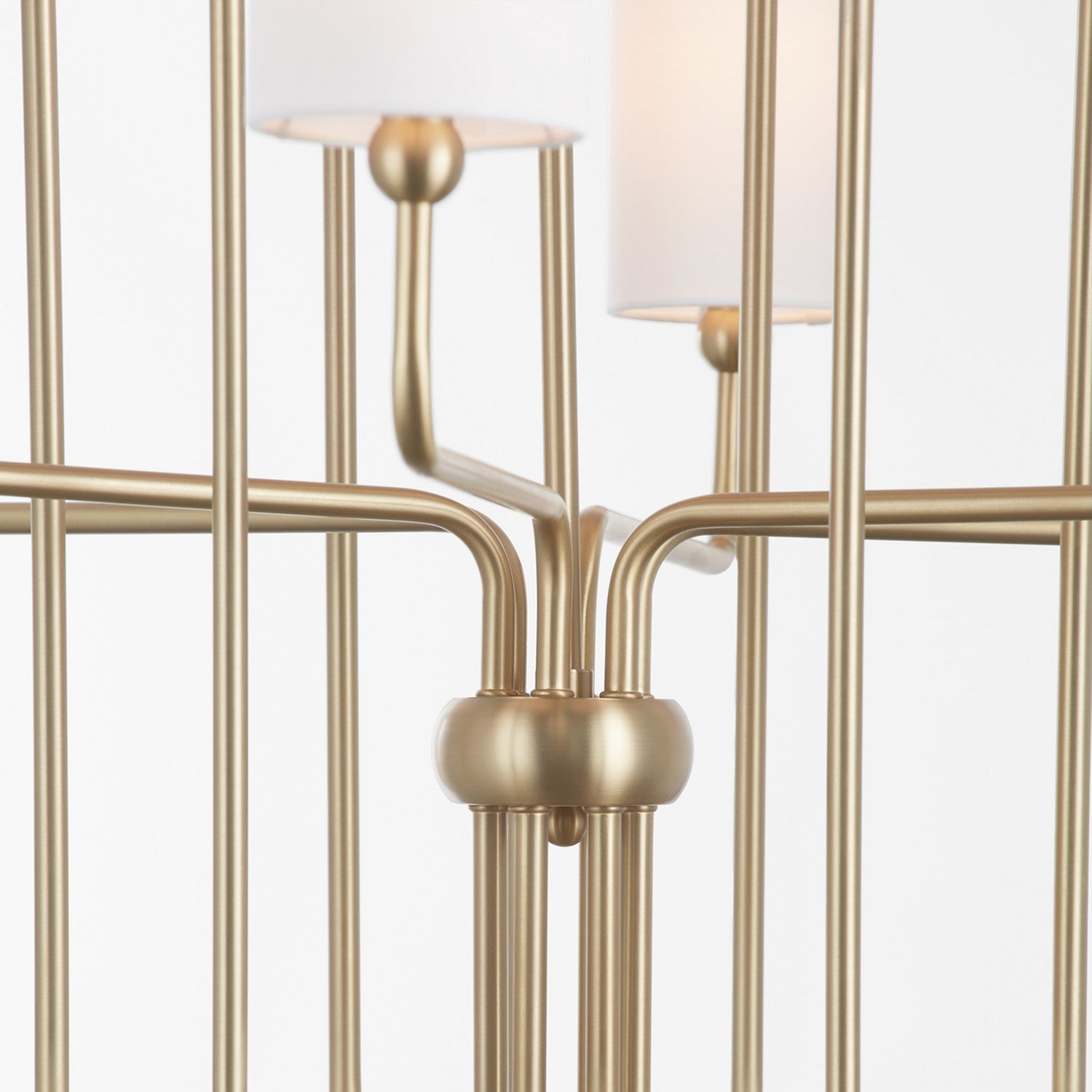 Quorum CHARLOTTE 698-12-80 Chandelier Transitional - Aged Brass