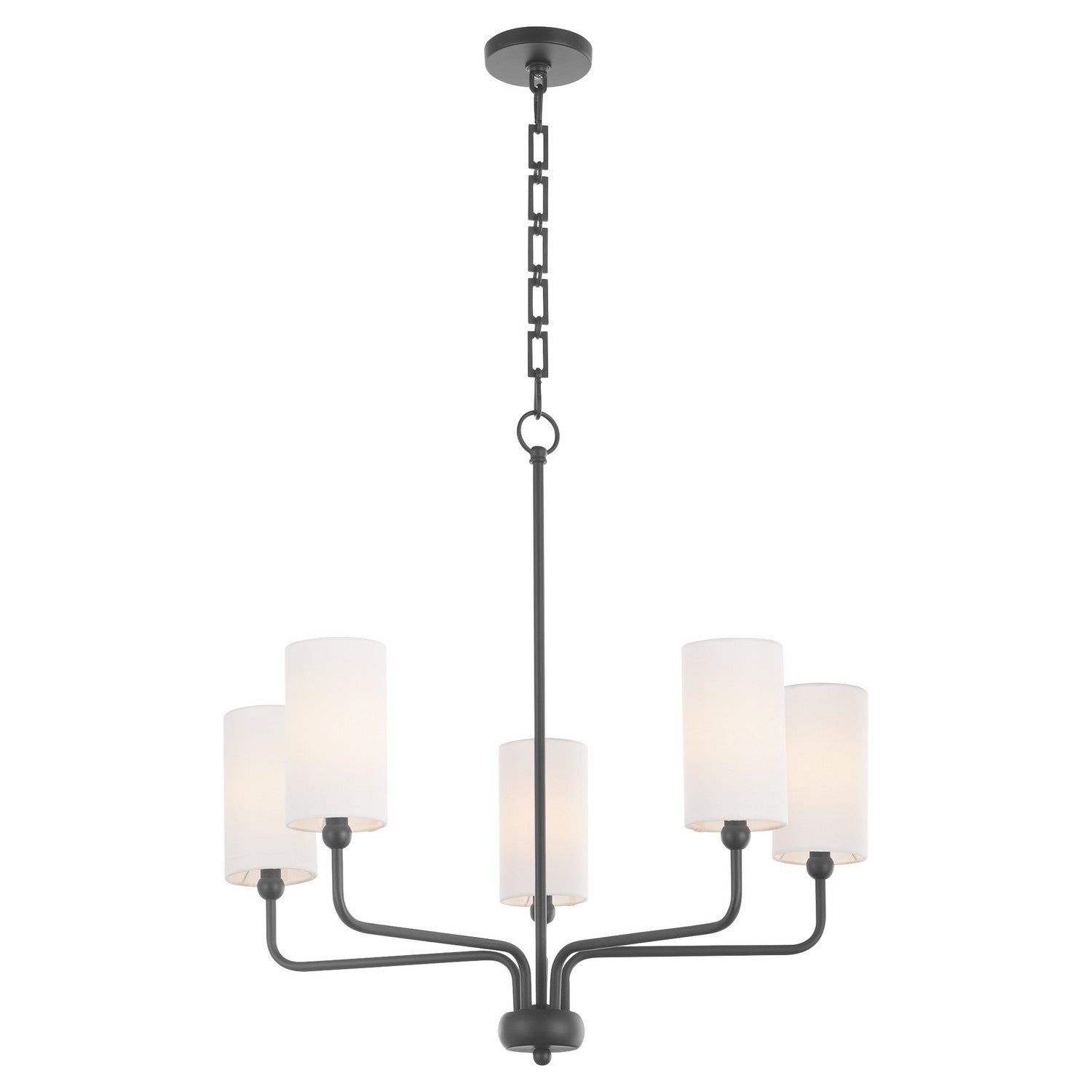 Quorum Charlotte 698-5-59 Chandelier - Matte Black