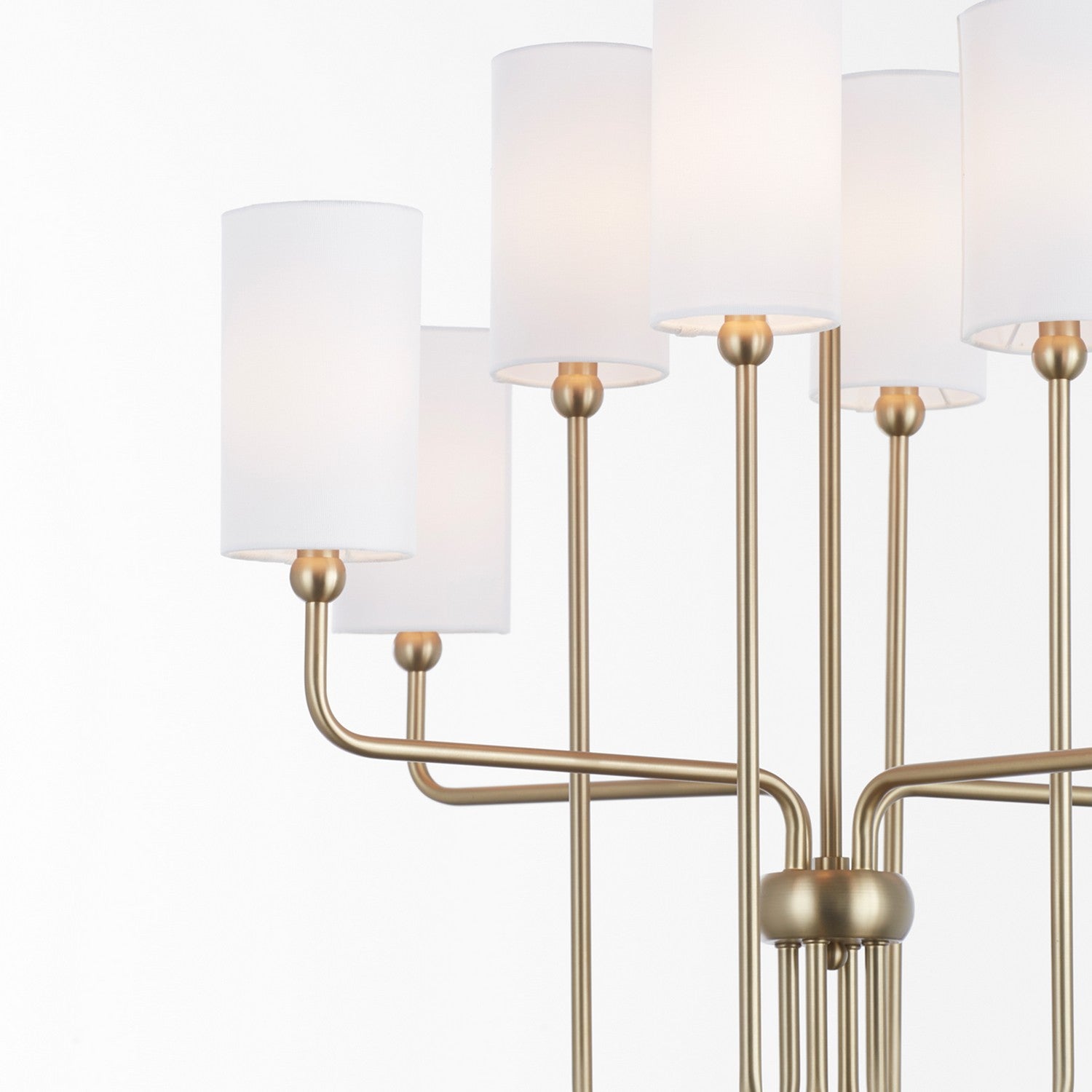 Quorum Charlotte 698-8-80 Chandelier - Aged Brass