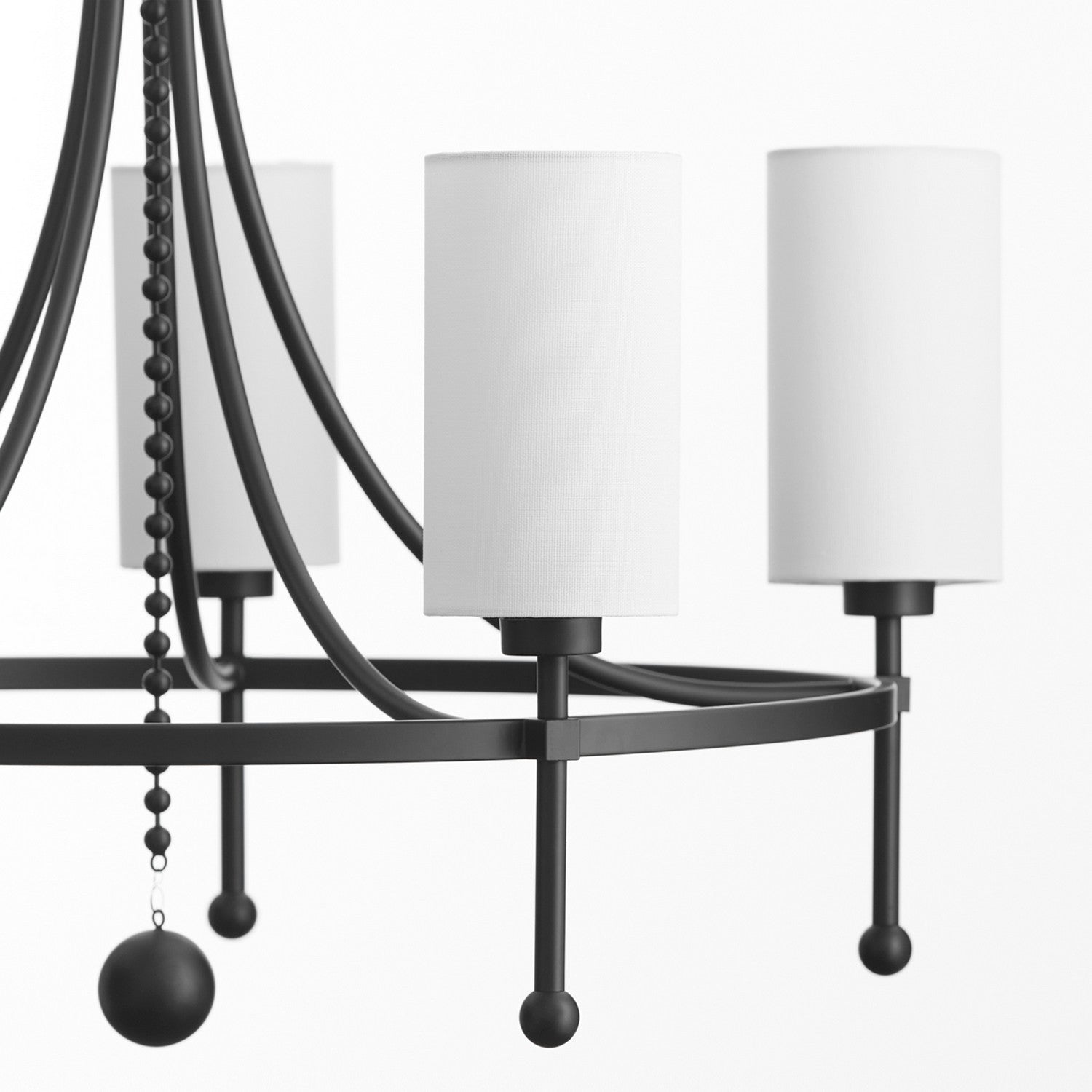 Quorum Lee Boulevard 664-5-59 Chandelier - Matte Black