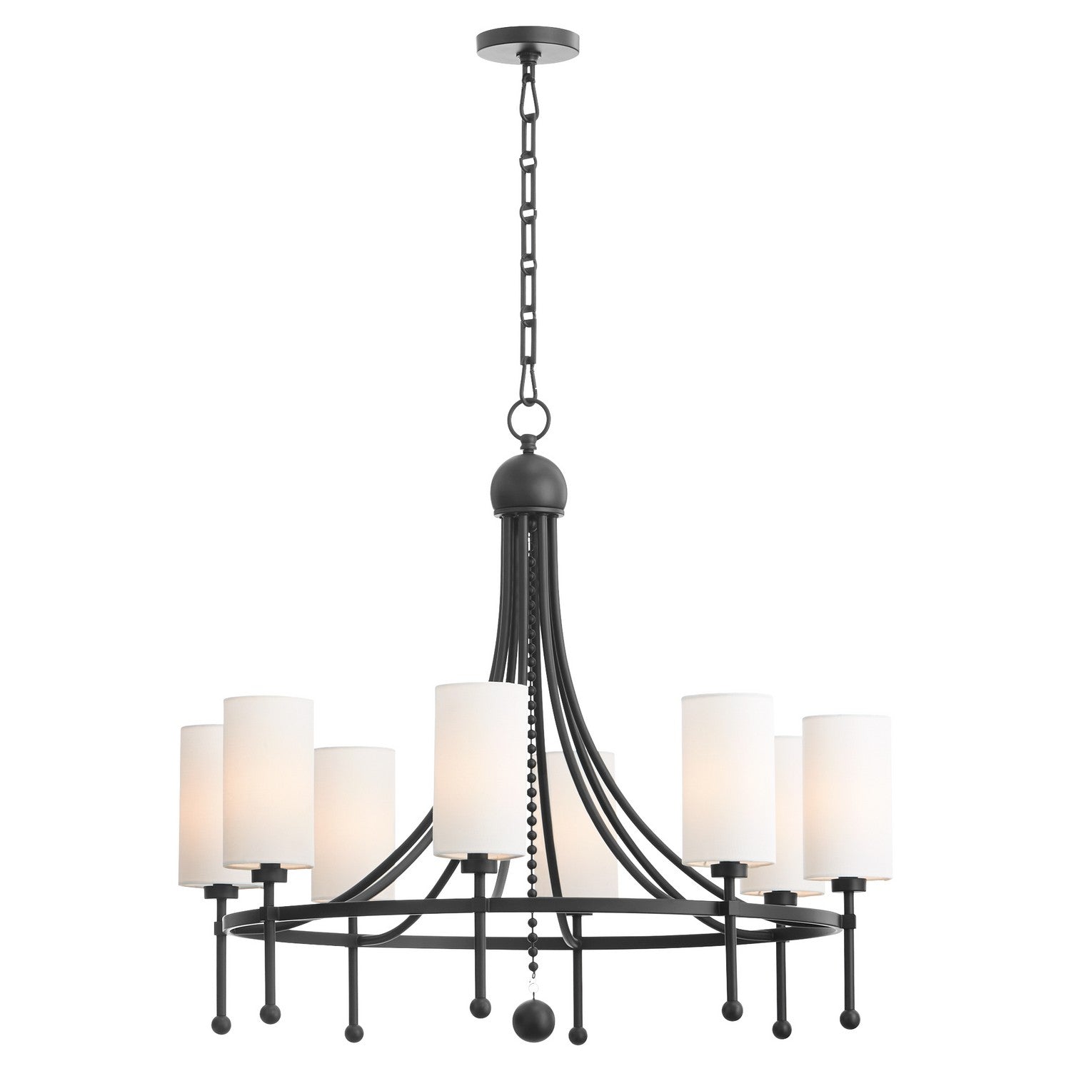 Quorum Lee Boulevard 664-8-59 Chandelier - Matte Black