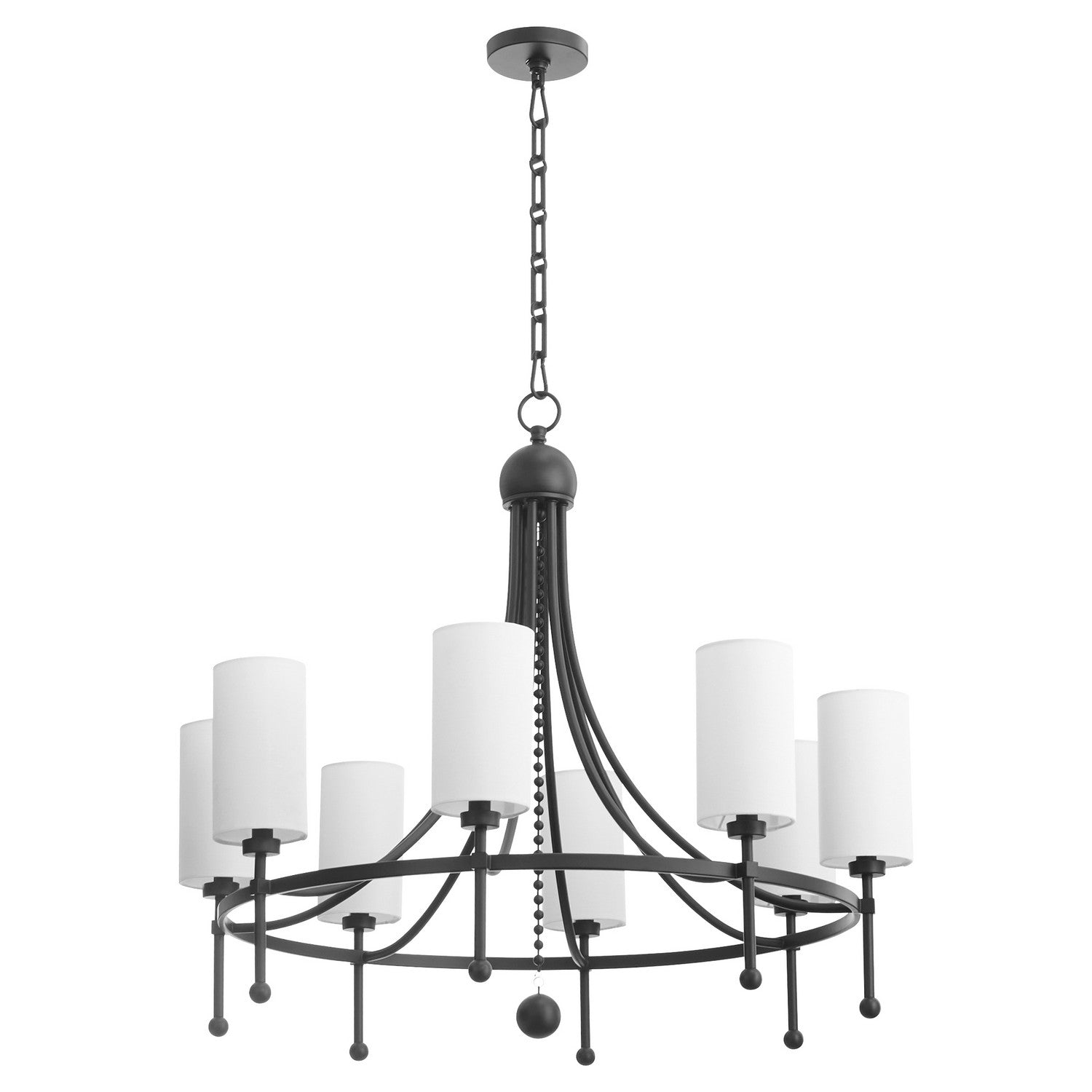 Quorum Lee Boulevard 664-8-59 Chandelier - Matte Black