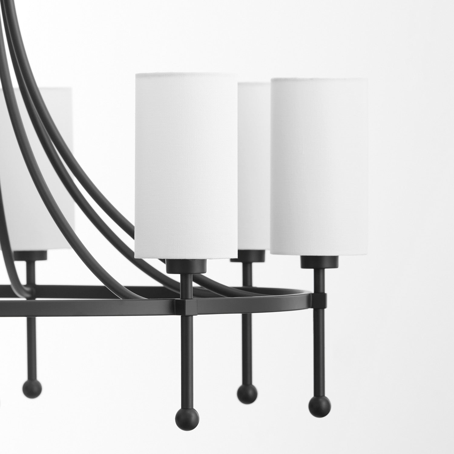 Quorum Lee Boulevard 664-8-59 Chandelier - Matte Black