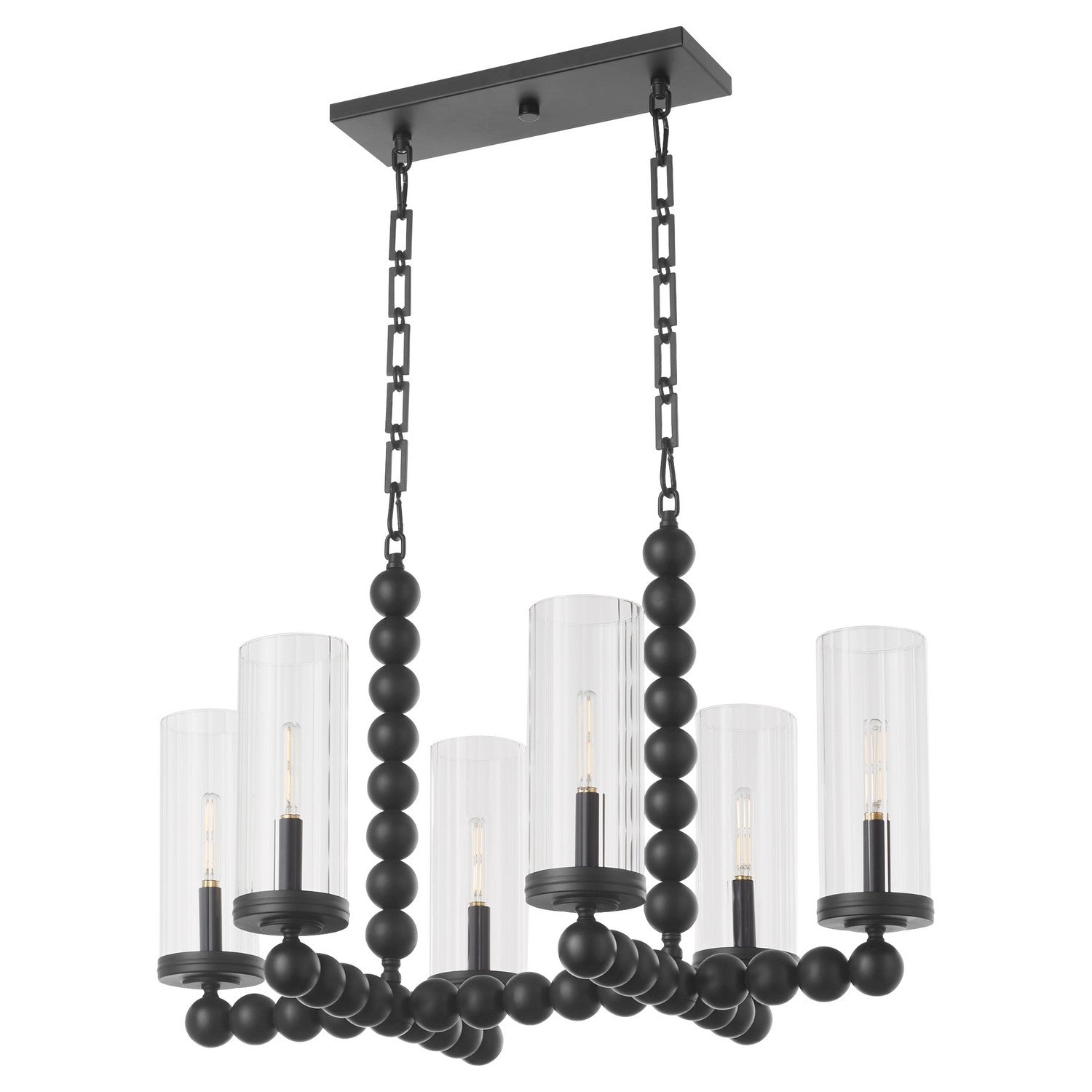Quorum Lee Boulevard 665-6-59 Chandelier - Matte Black