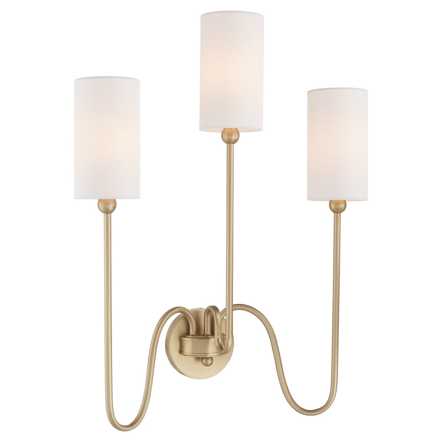 Quorum Charlotte 597-3-80 Wall Mount - Aged Brass
