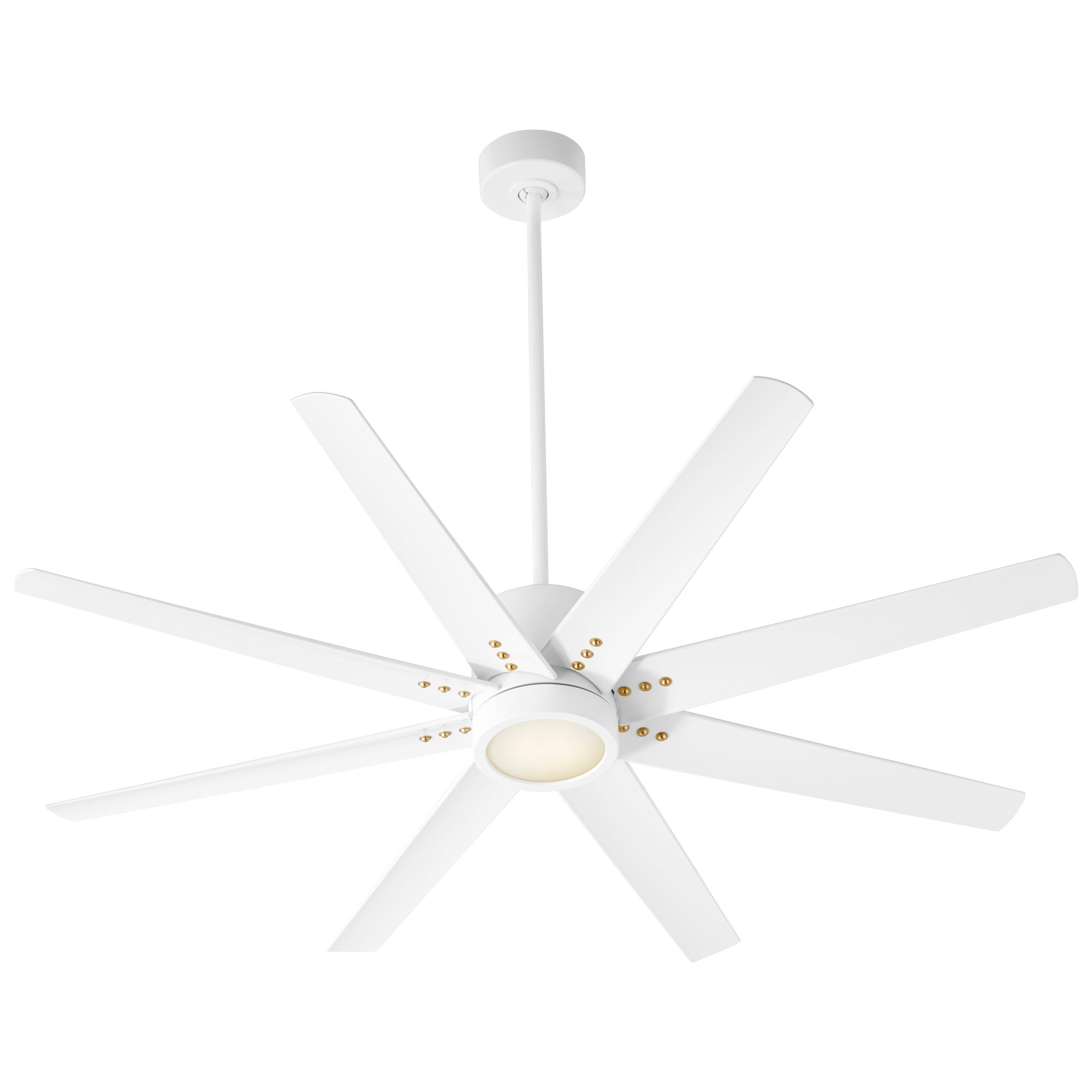 Oxygen Fleet Ceiling Fan 56 Inch Eight Blade Fan 6 Speed Reversible with Remote, Optional LED Light Kit