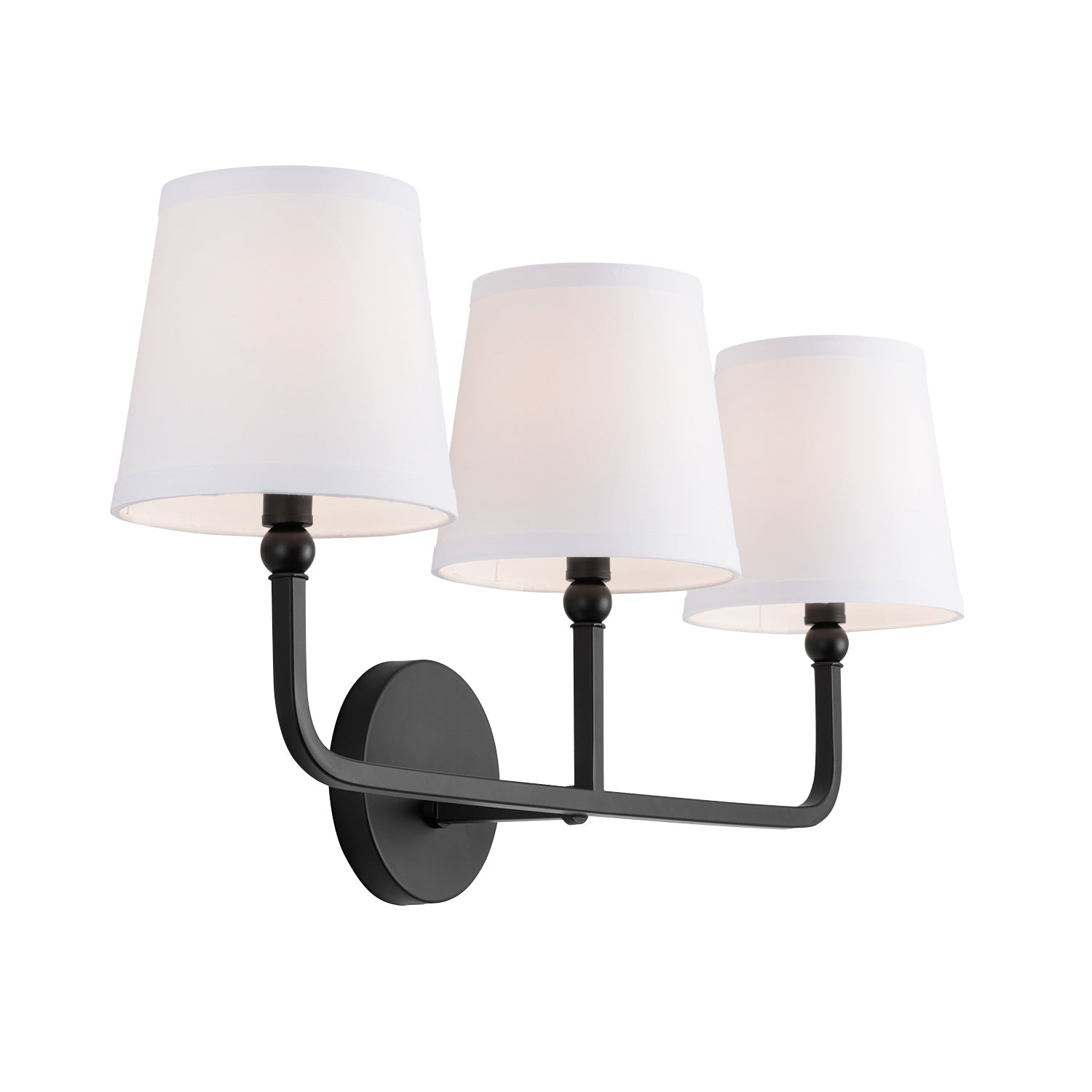 Capital Dawson 119331MB-674 Bath Vanity Light 26 in. wide - Matte Black