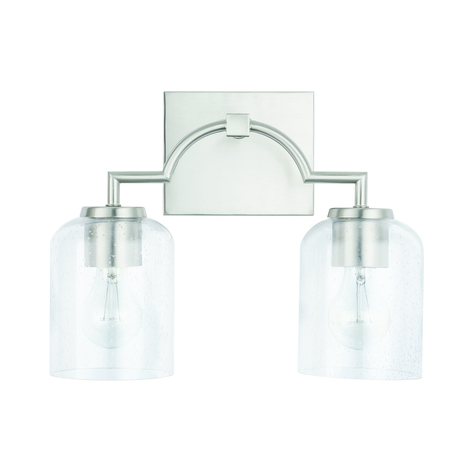 Capital Carter 139321BN-500 Bath Vanity Light 14 in. wide - Brushed Nickel