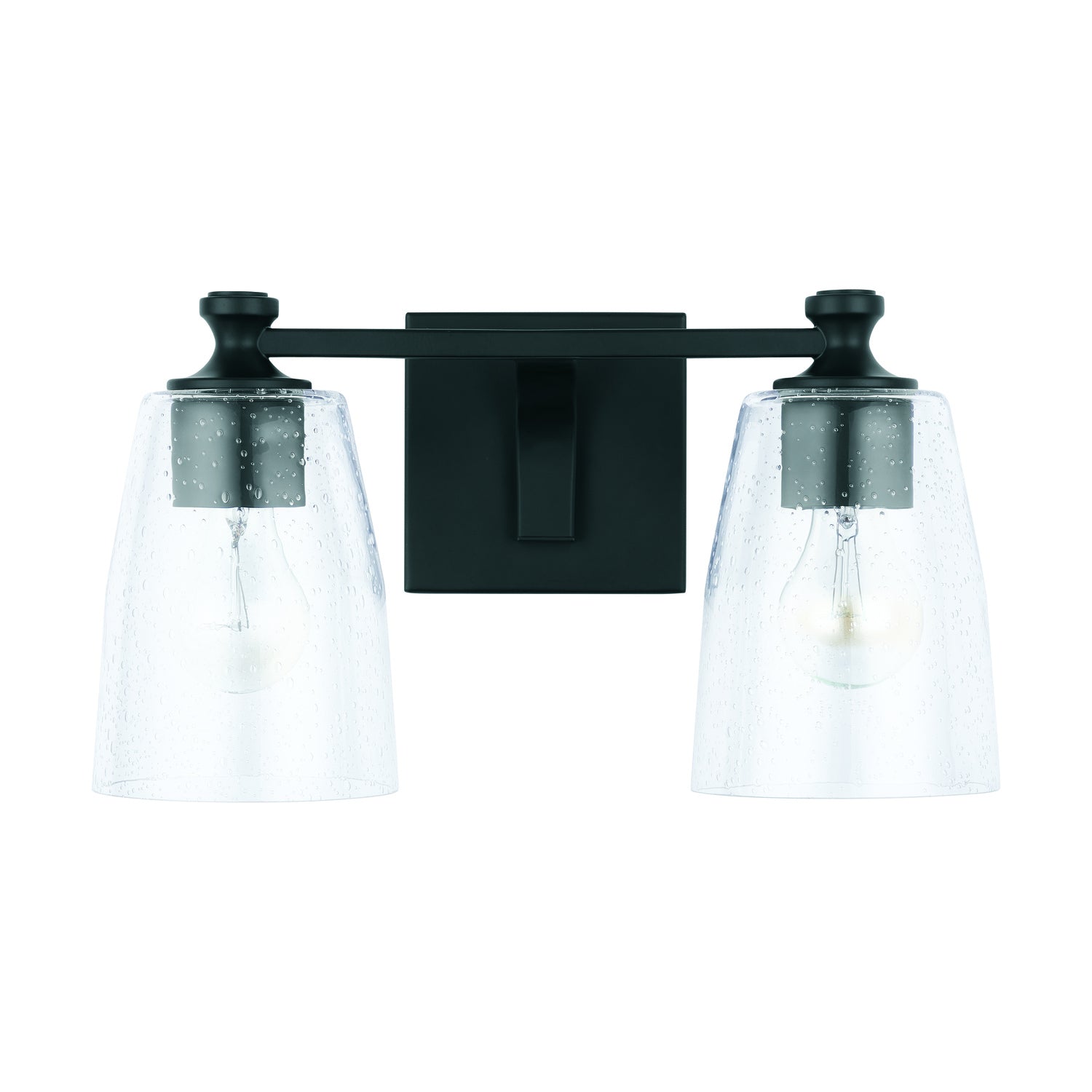 Capital Myles 140921MB-506 Bath Vanity Light 16 in. wide - Matte Black