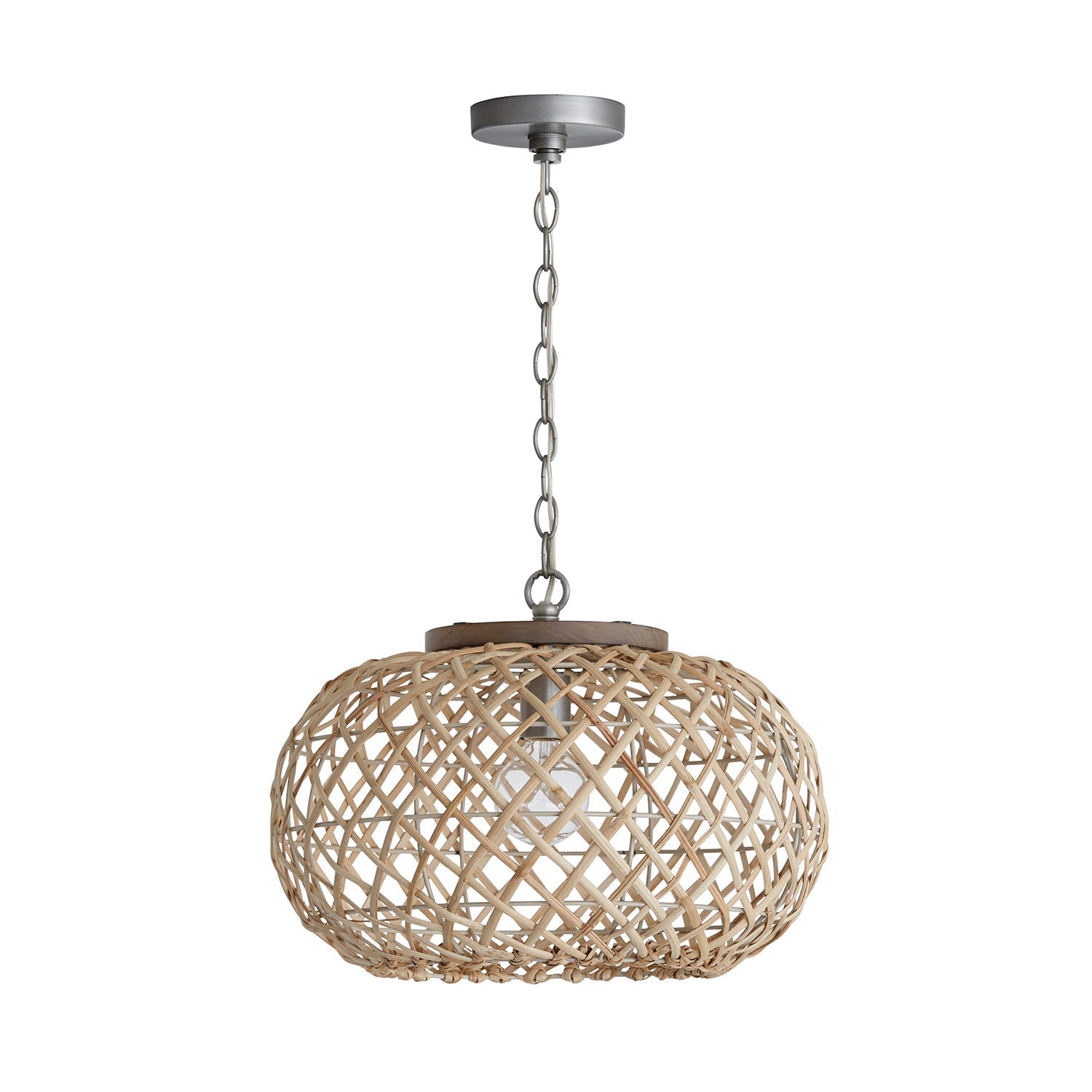 Capital Rainey 340811GK Pendant Light - Grey Wash and Antique Nickel